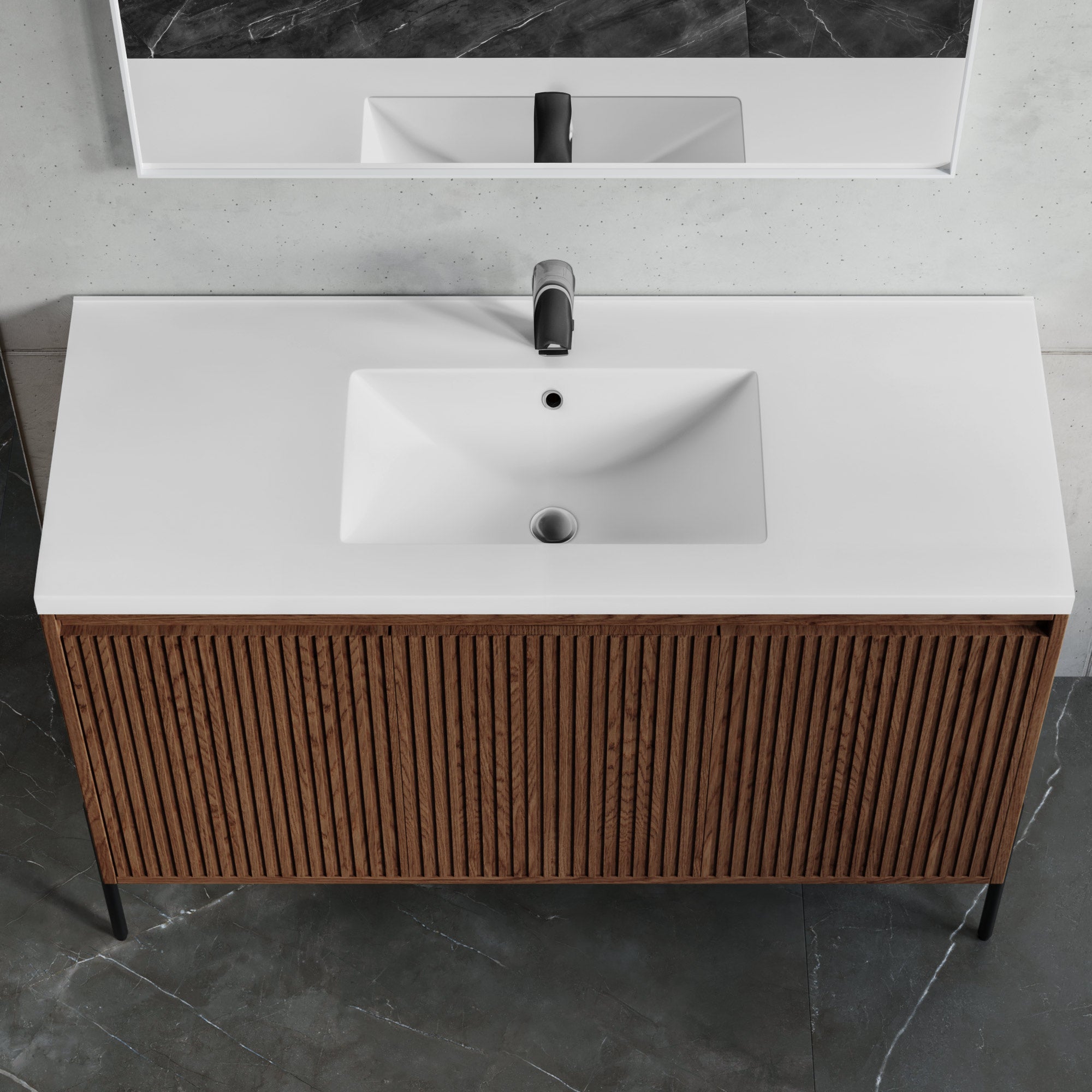 Topmount Bathroom Ceramic Basin 000 4818BT