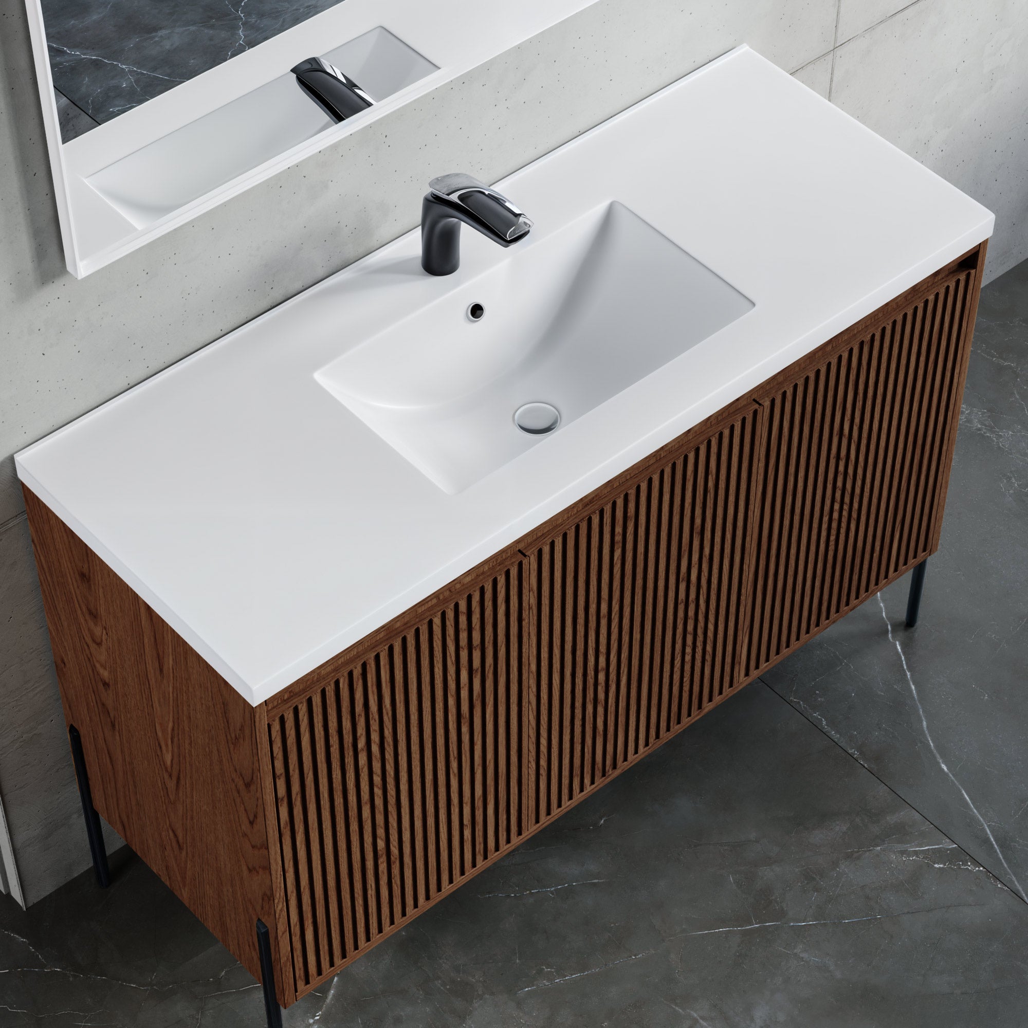 Topmount Bathroom Ceramic Basin 000 4818BT