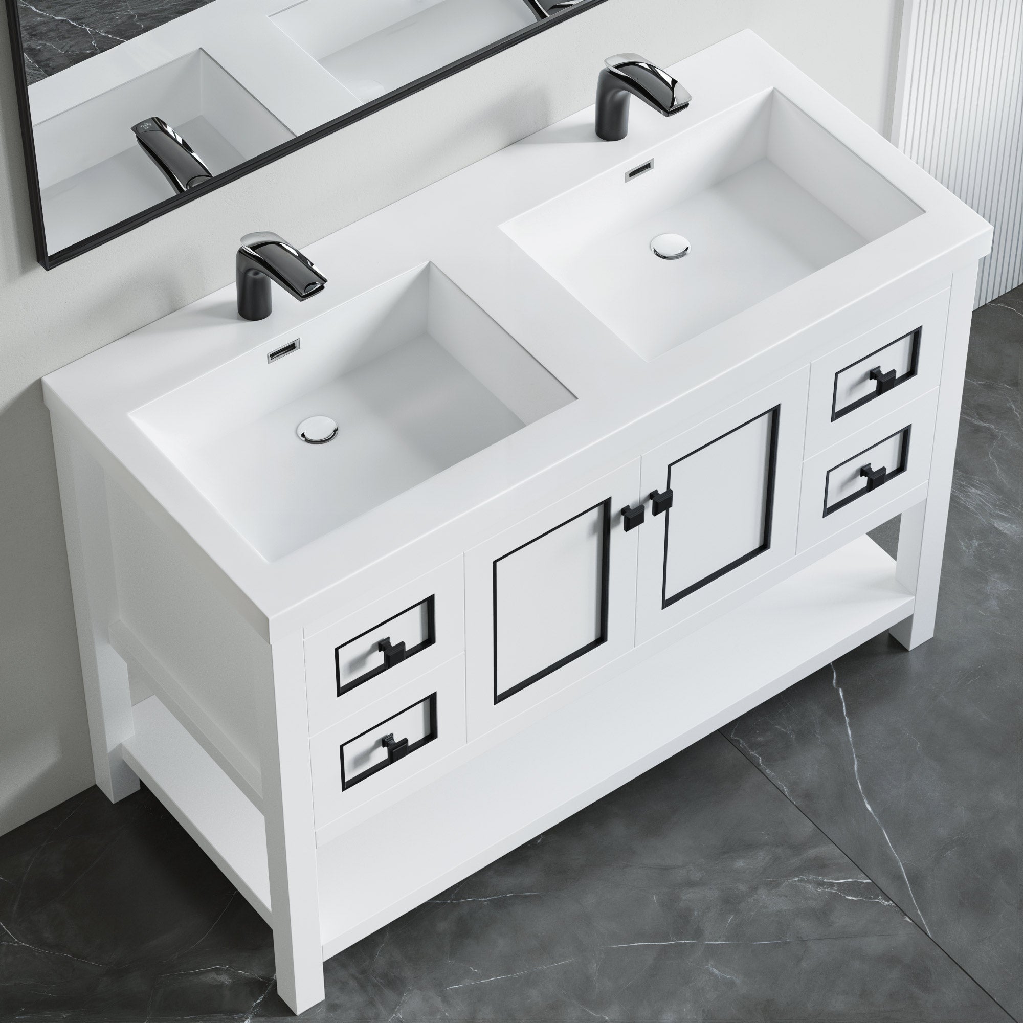 Topmount Bathroom Resin Basin 000 4922BP