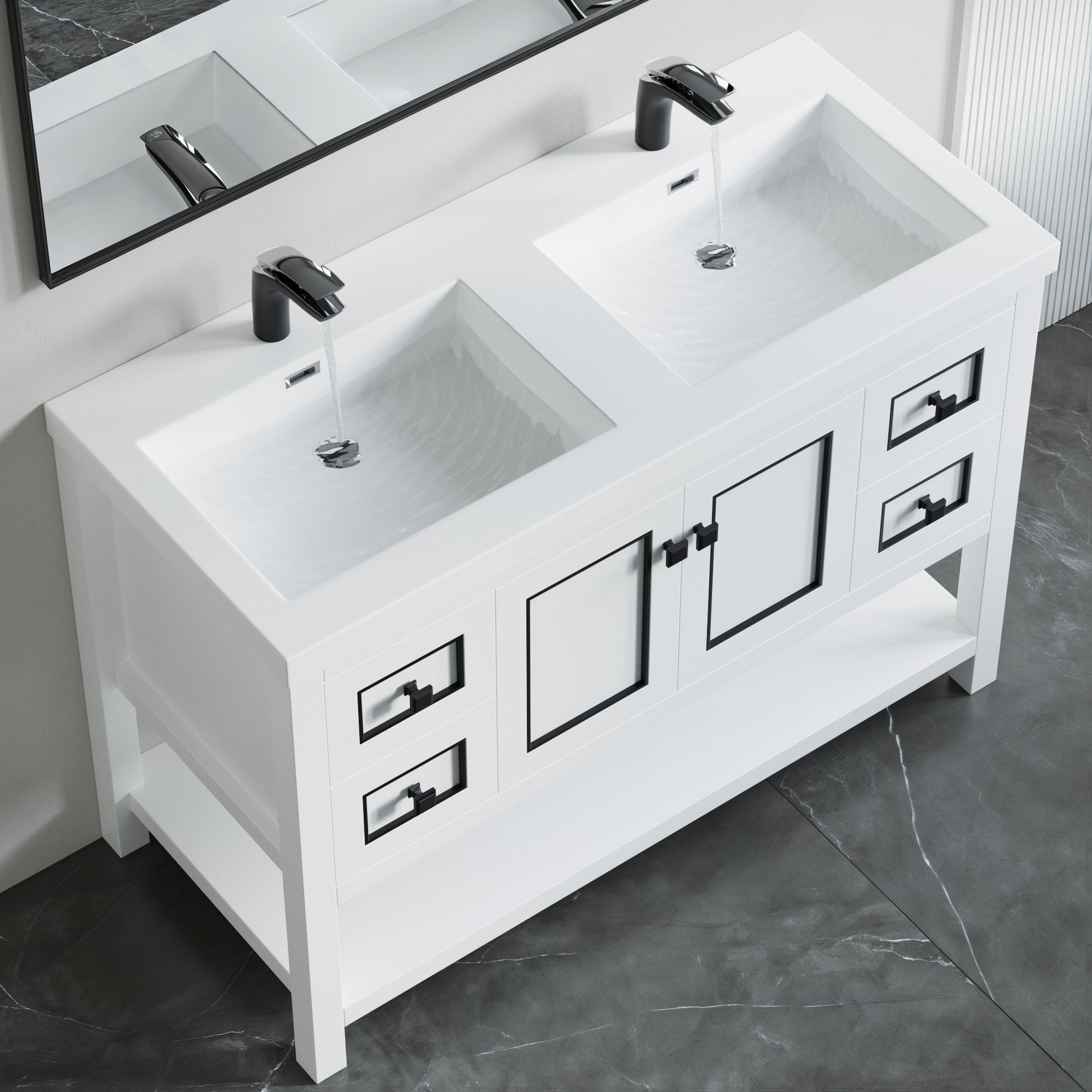 Topmount Bathroom Resin Basin 000 4922BP