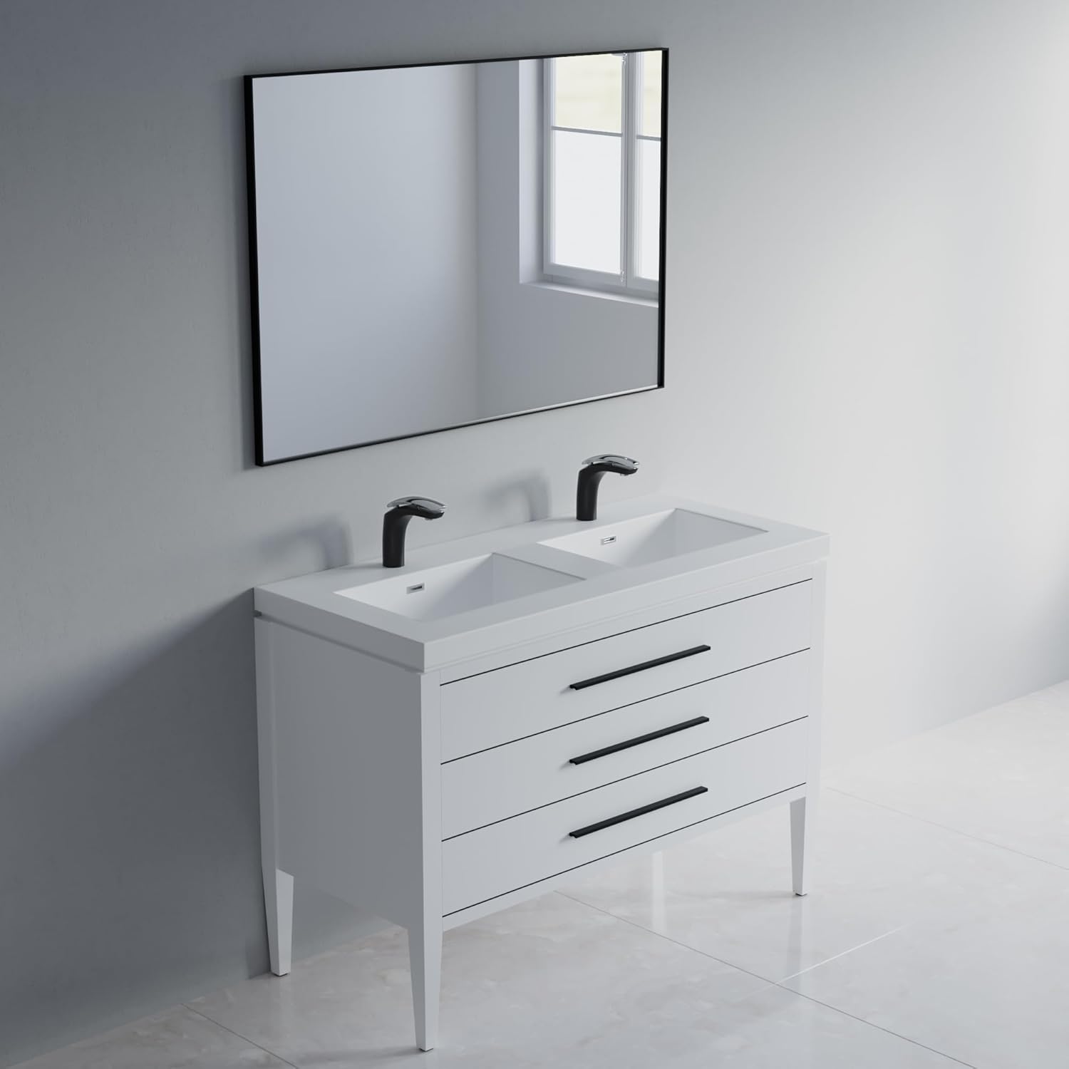 Topmount Bathroom Resin Basin 000 4922BP