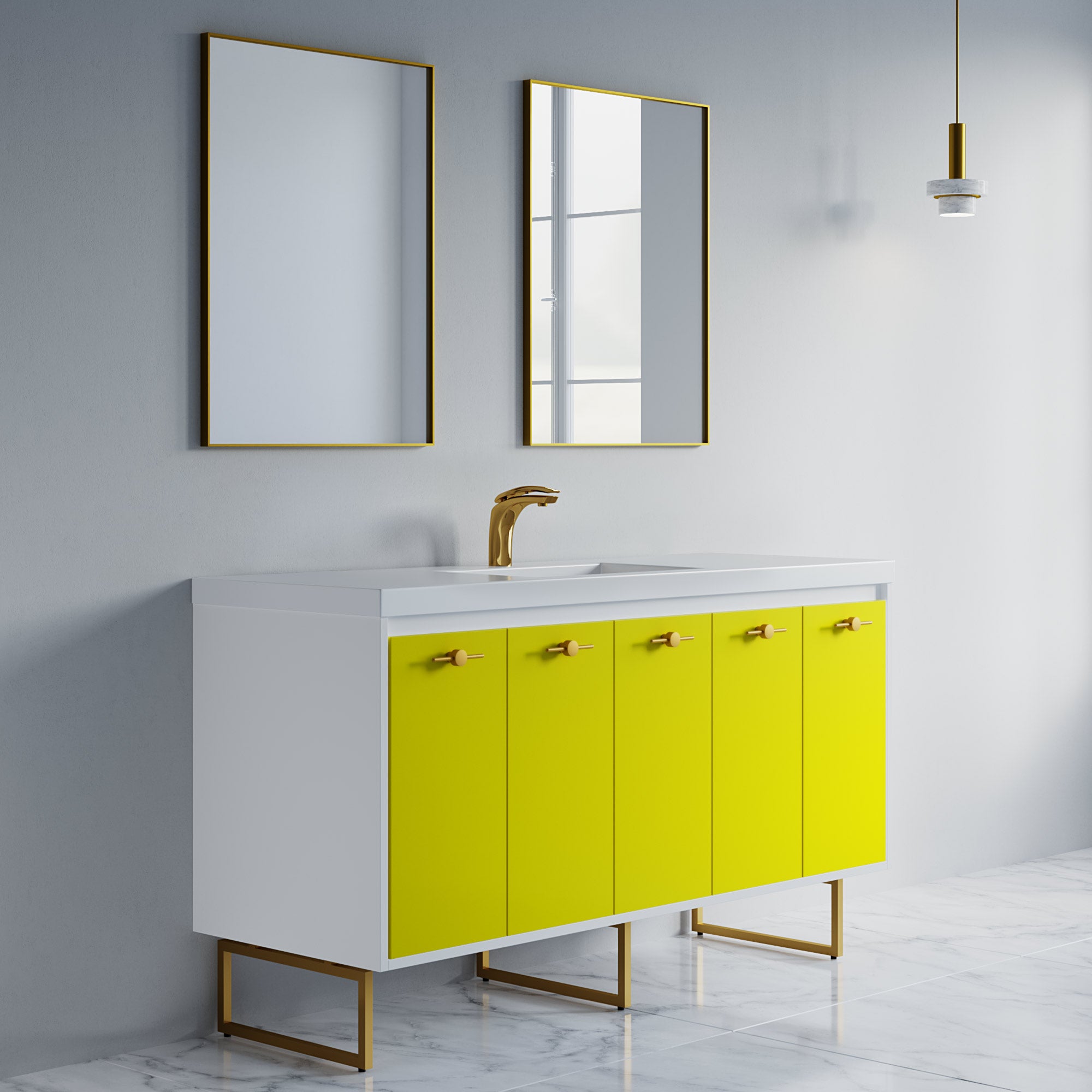 Topmount Bathroom Resin Basin 000 6122BPS