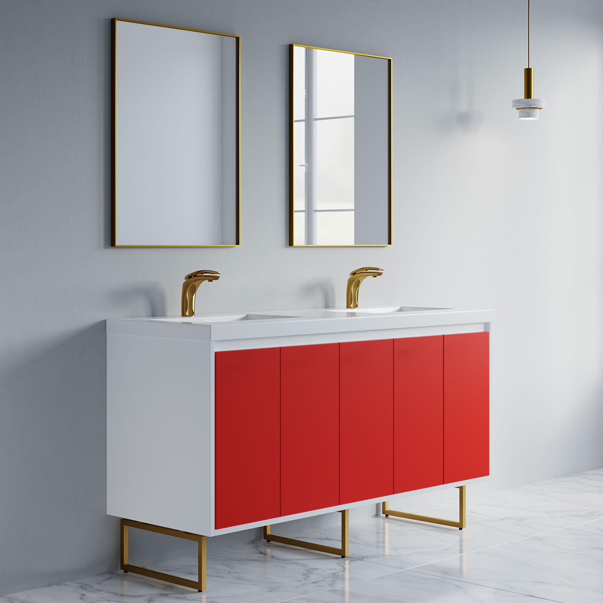 Topmount Bathroom Resin Basin 000 6122BP