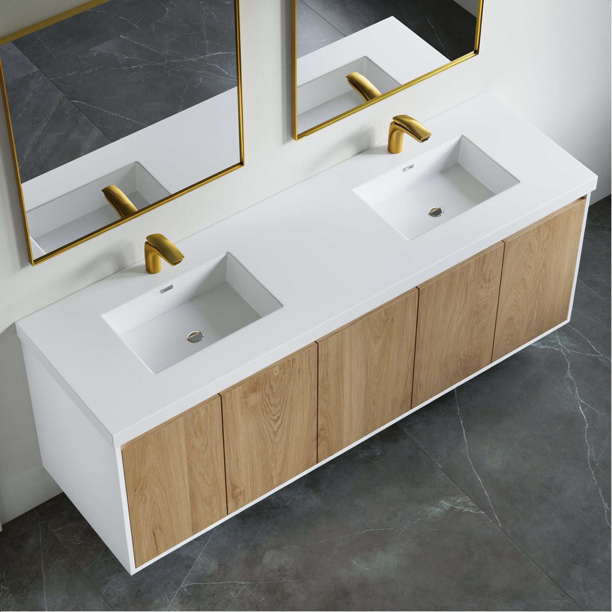 Topmount Bathroom Resin Basin 000 7322BP