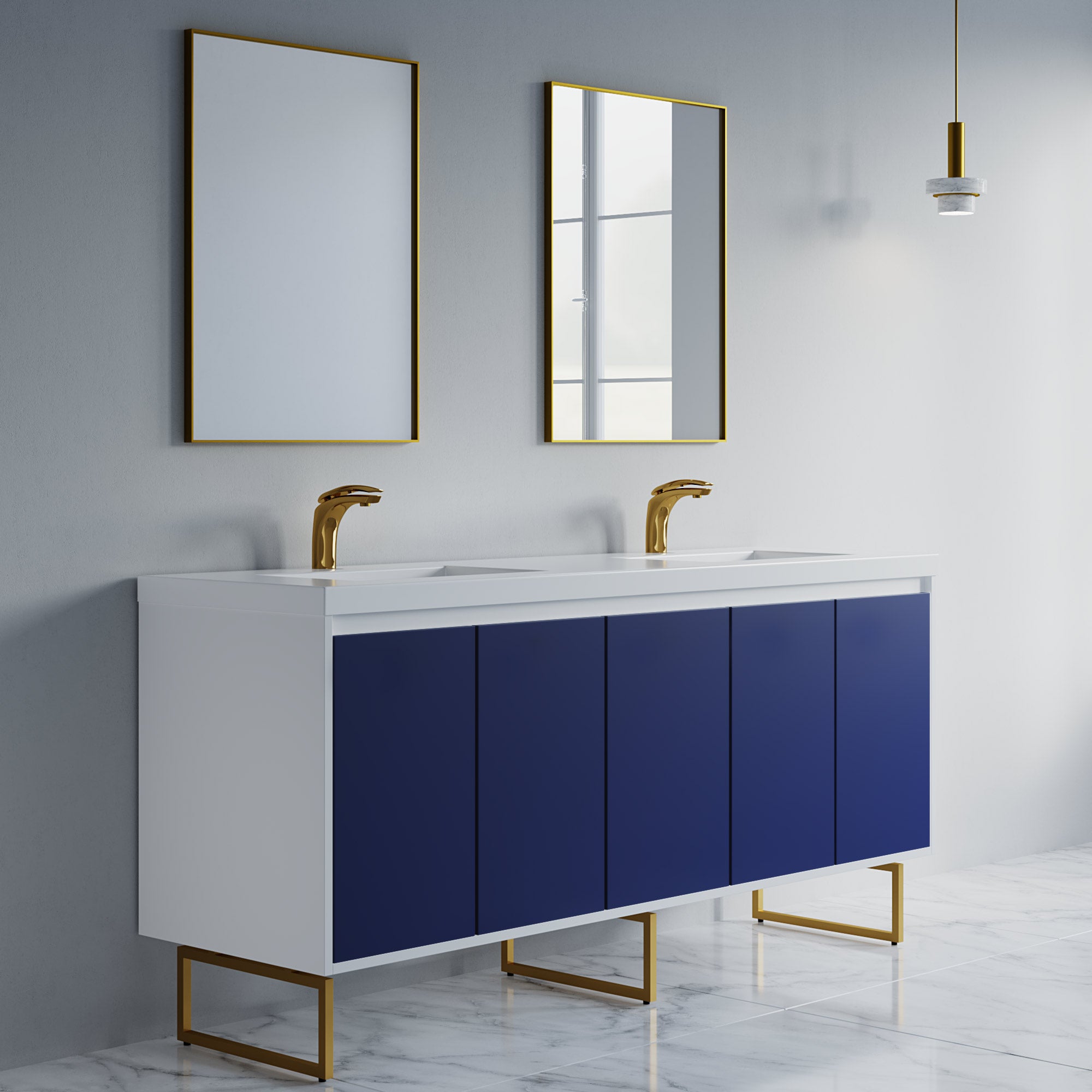 Topmount Bathroom Resin Basin 000 7322BP