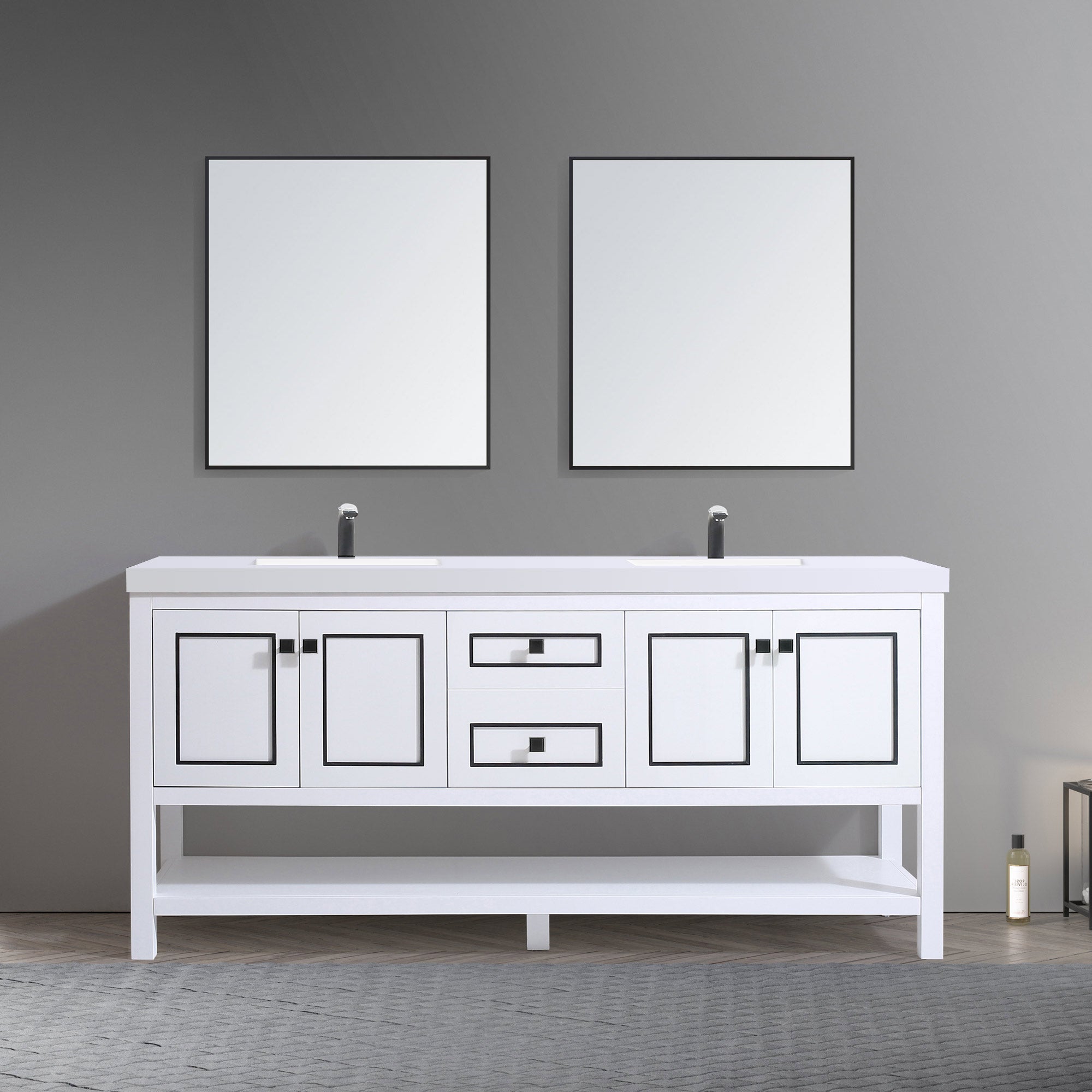 Topmount Bathroom Resin Basin 000 7322BP