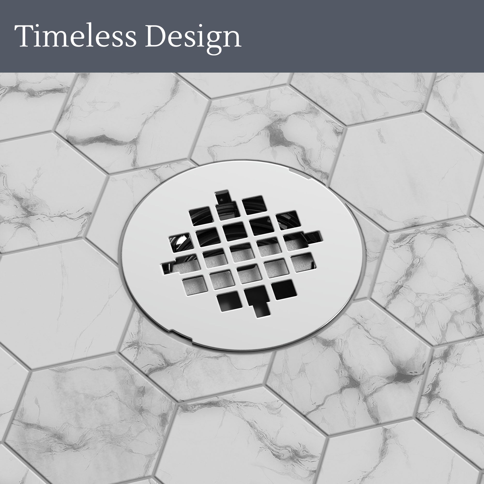 SlimLine 2" Round Shower Drain