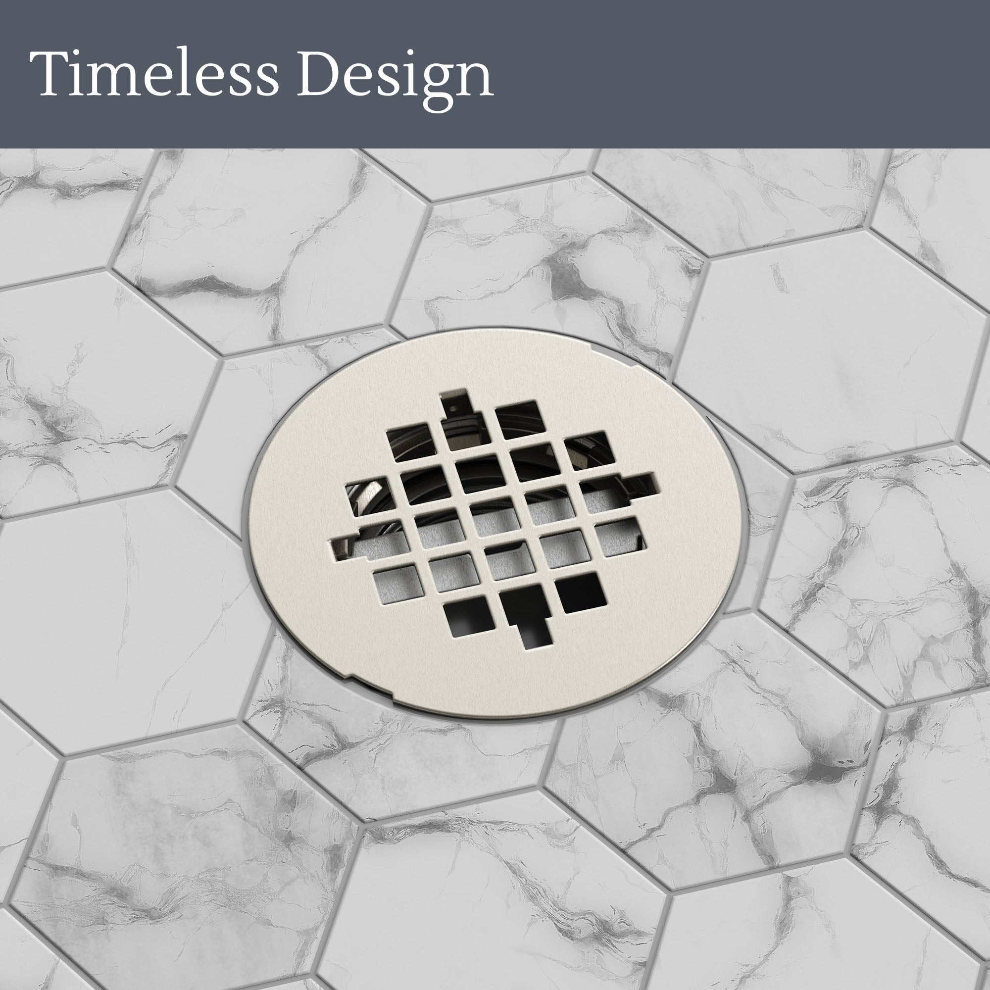 SlimLine 2" Round Shower Drain