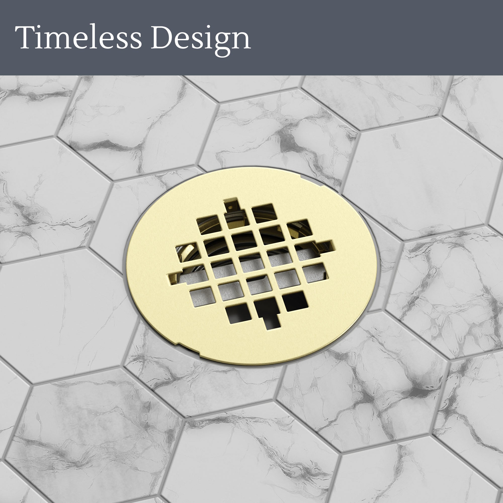 SlimLine 2" Round Shower Drain