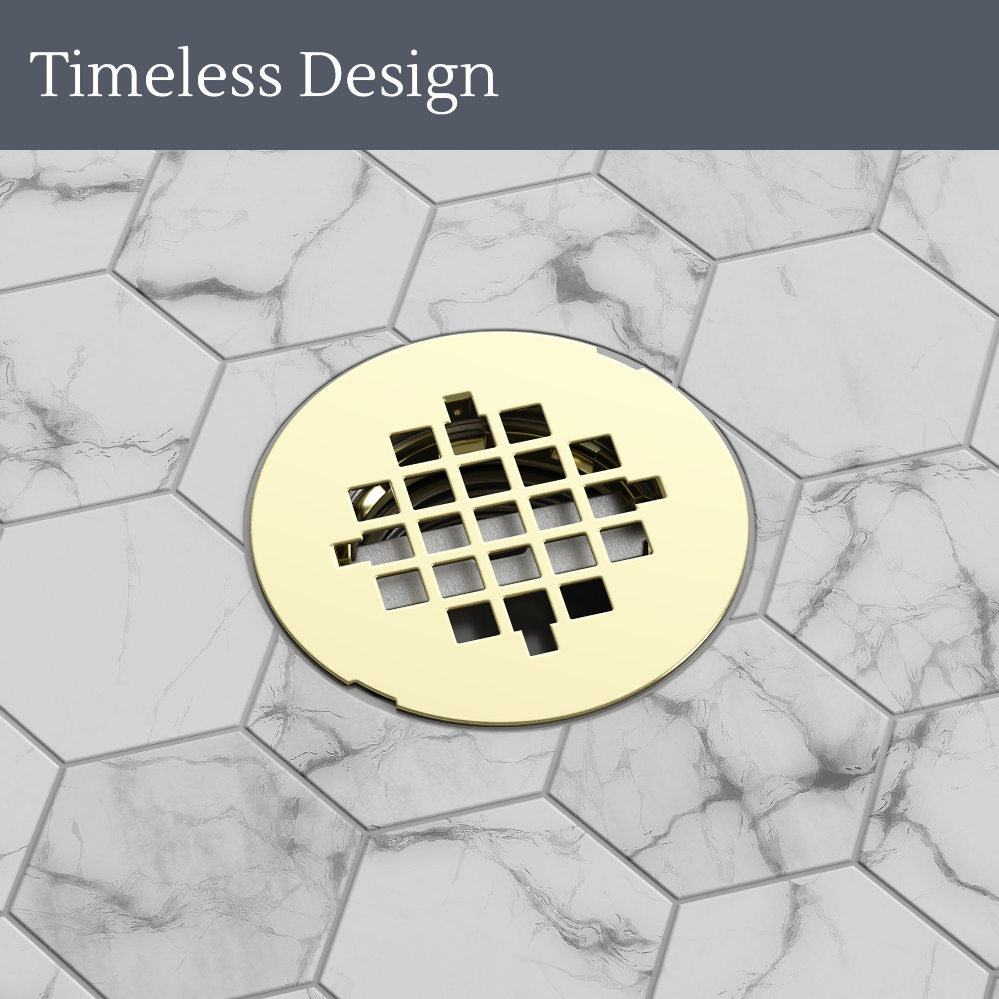 SlimLine 2" Round Shower Drain