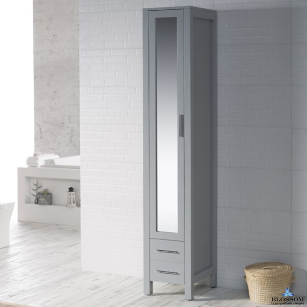 Sydney 15 Inch Mirror Linen Cabinet