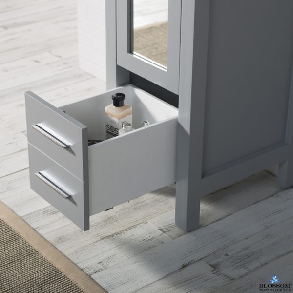 Sydney 15 Inch Mirror Linen Cabinet