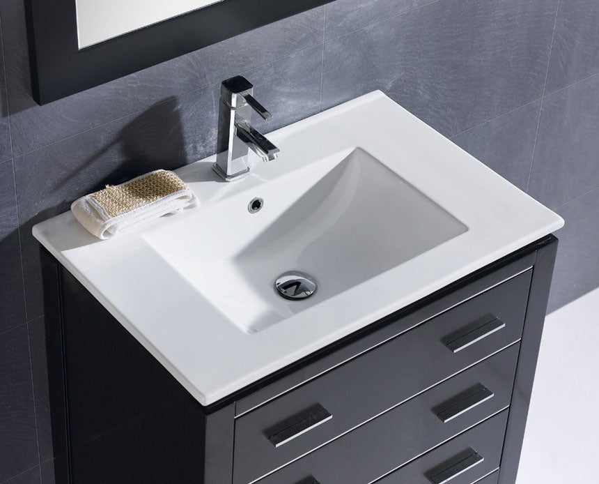Topmount Bathroom Ceramic Basin 000 3018BT