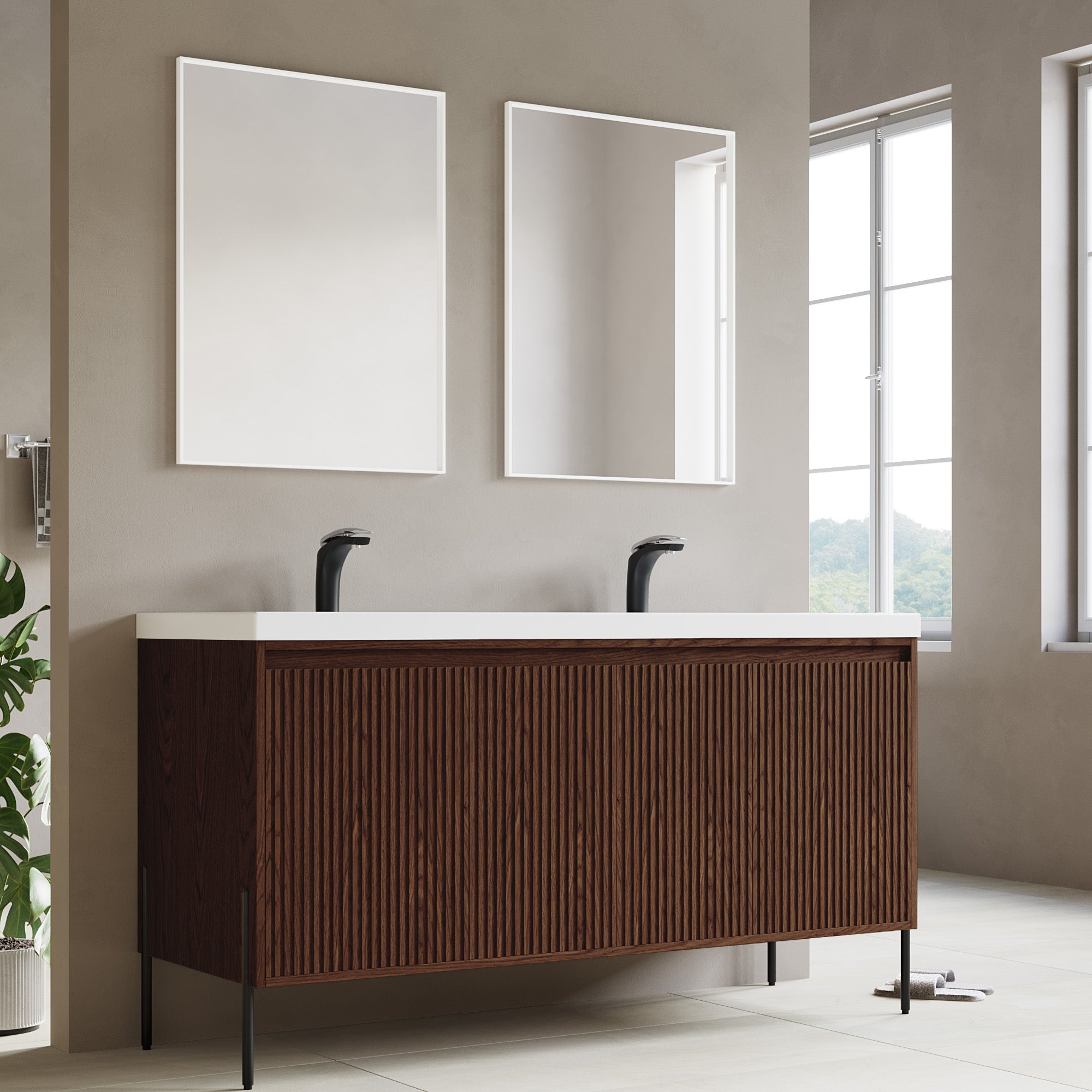 002 Series - 60 Inch Vanity