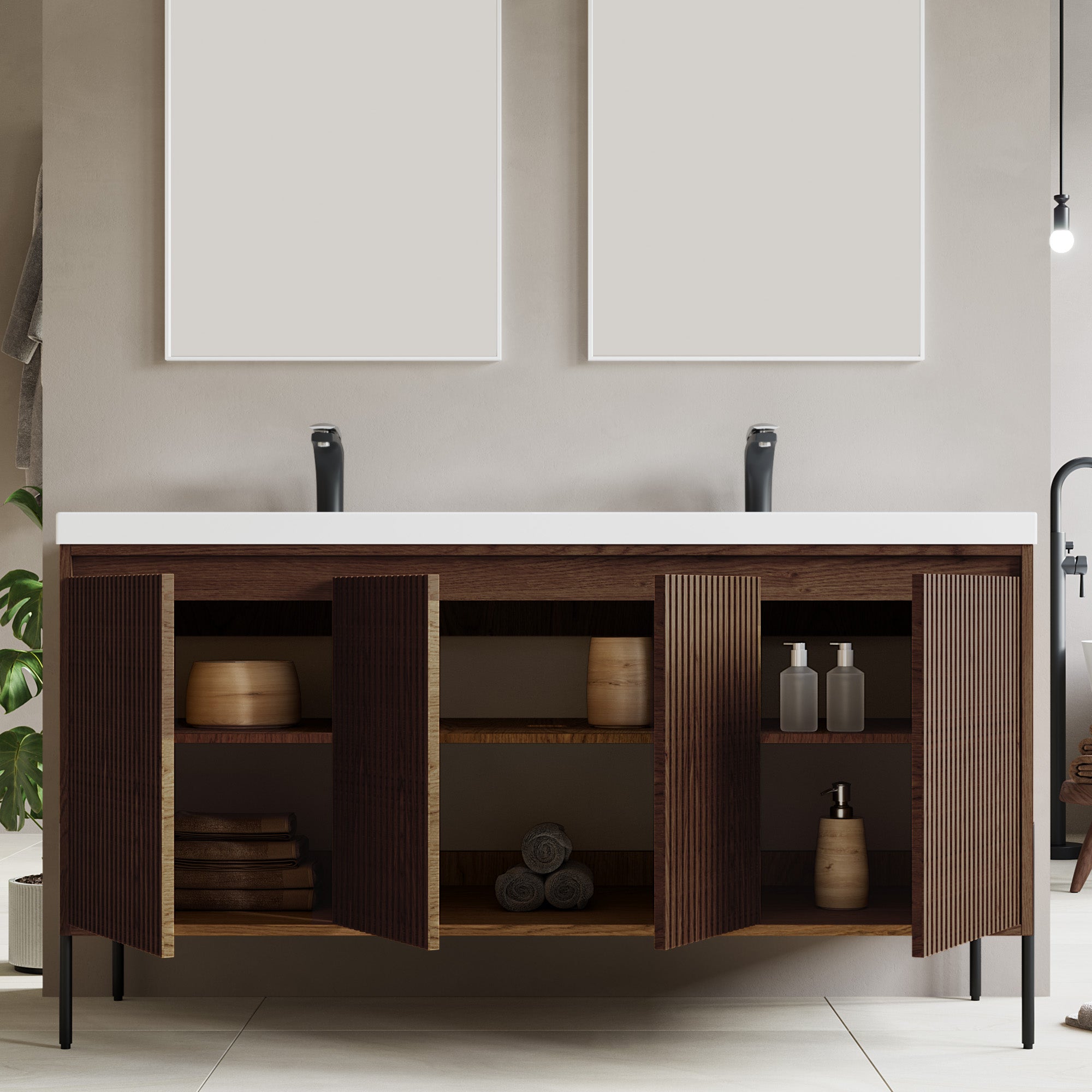 002 Series - 60 Inch Vanity