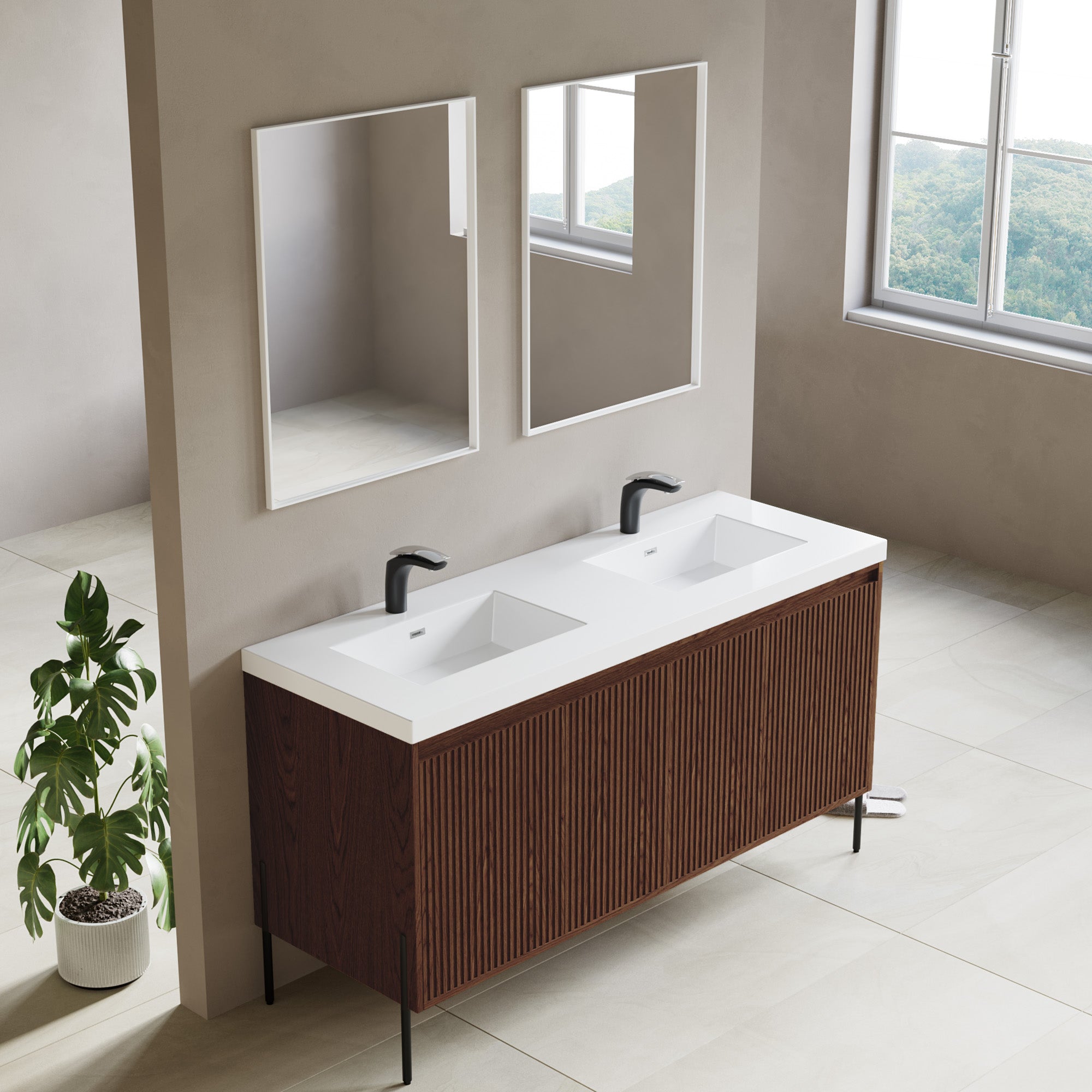 002 Series - 60 Inch Vanity