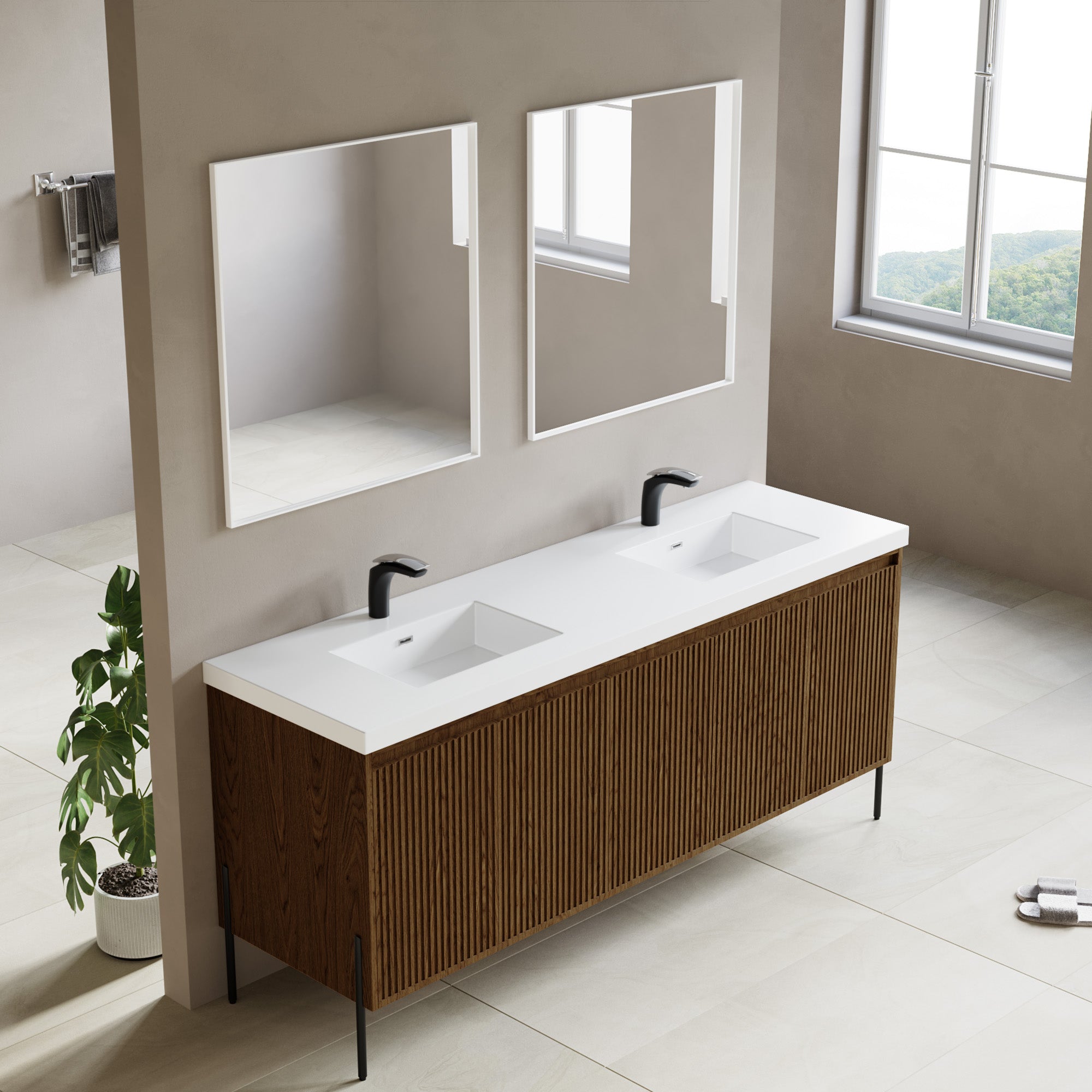 002 Series - 72 Inch Vanity