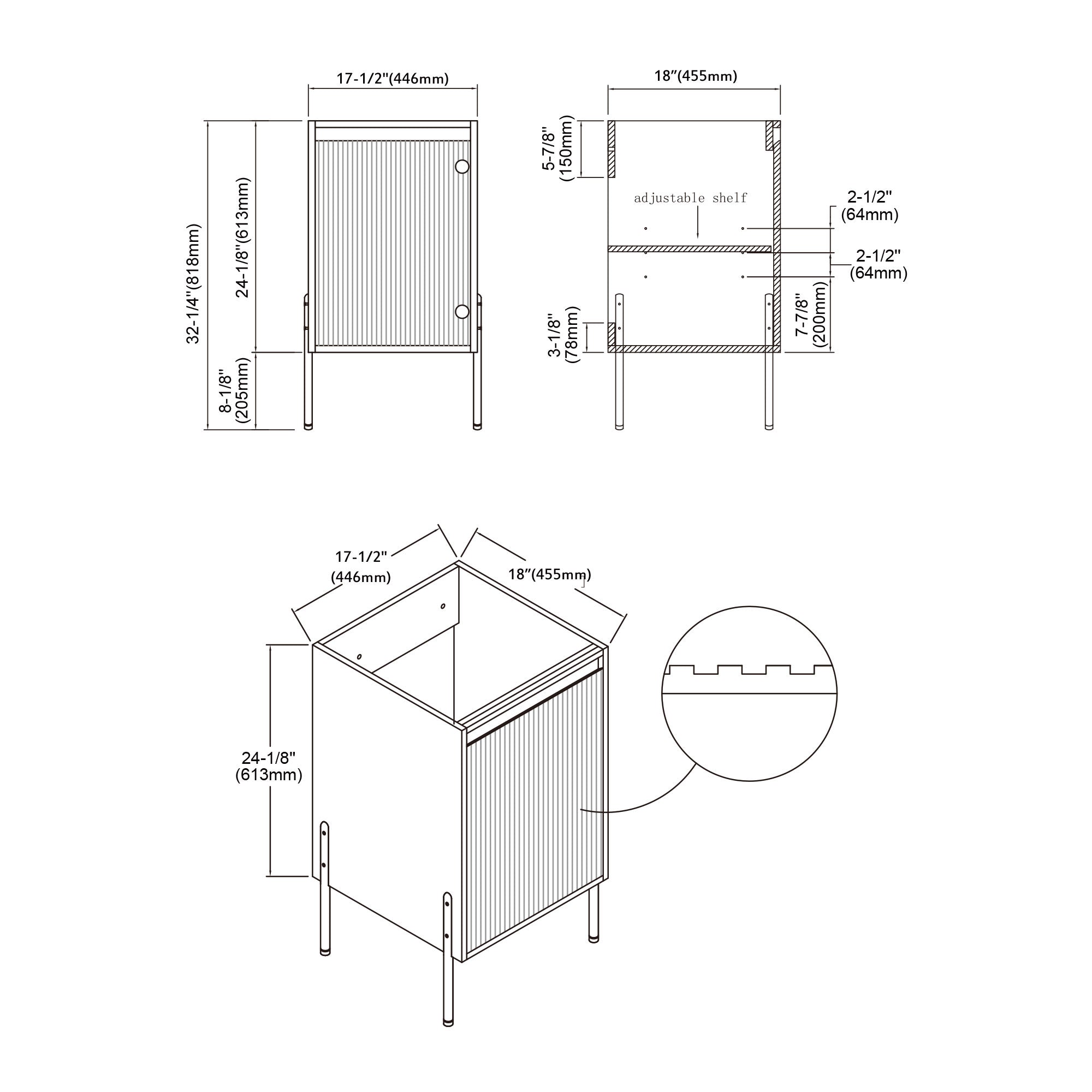 002 Series - 18 Inch Vanity