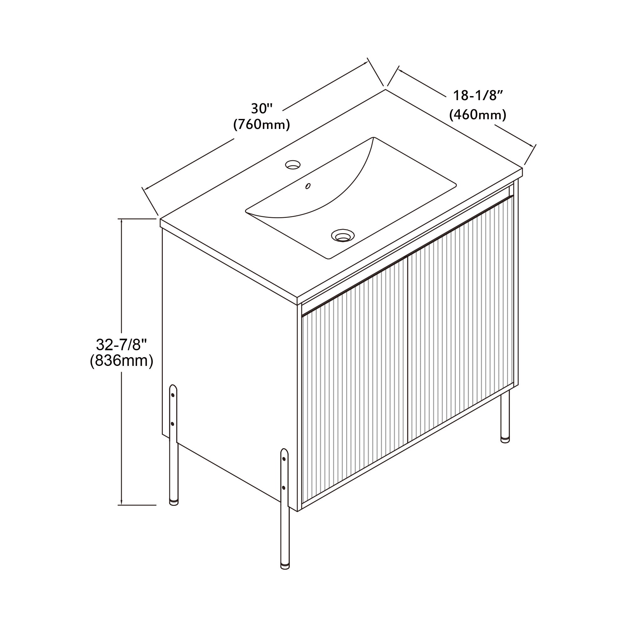 002 Series - 30 Inch Vanity