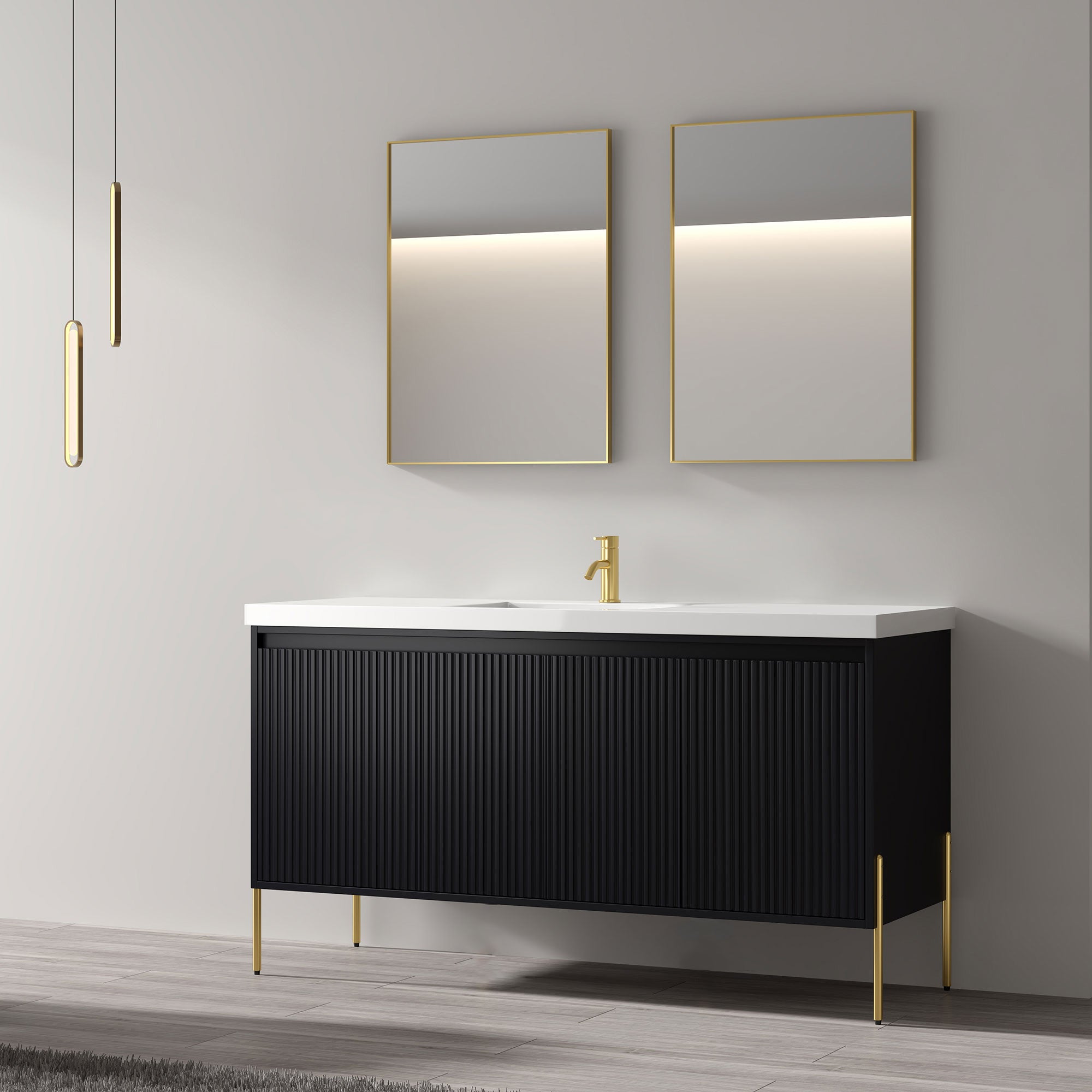 002 Series - 60 Inch Vanity