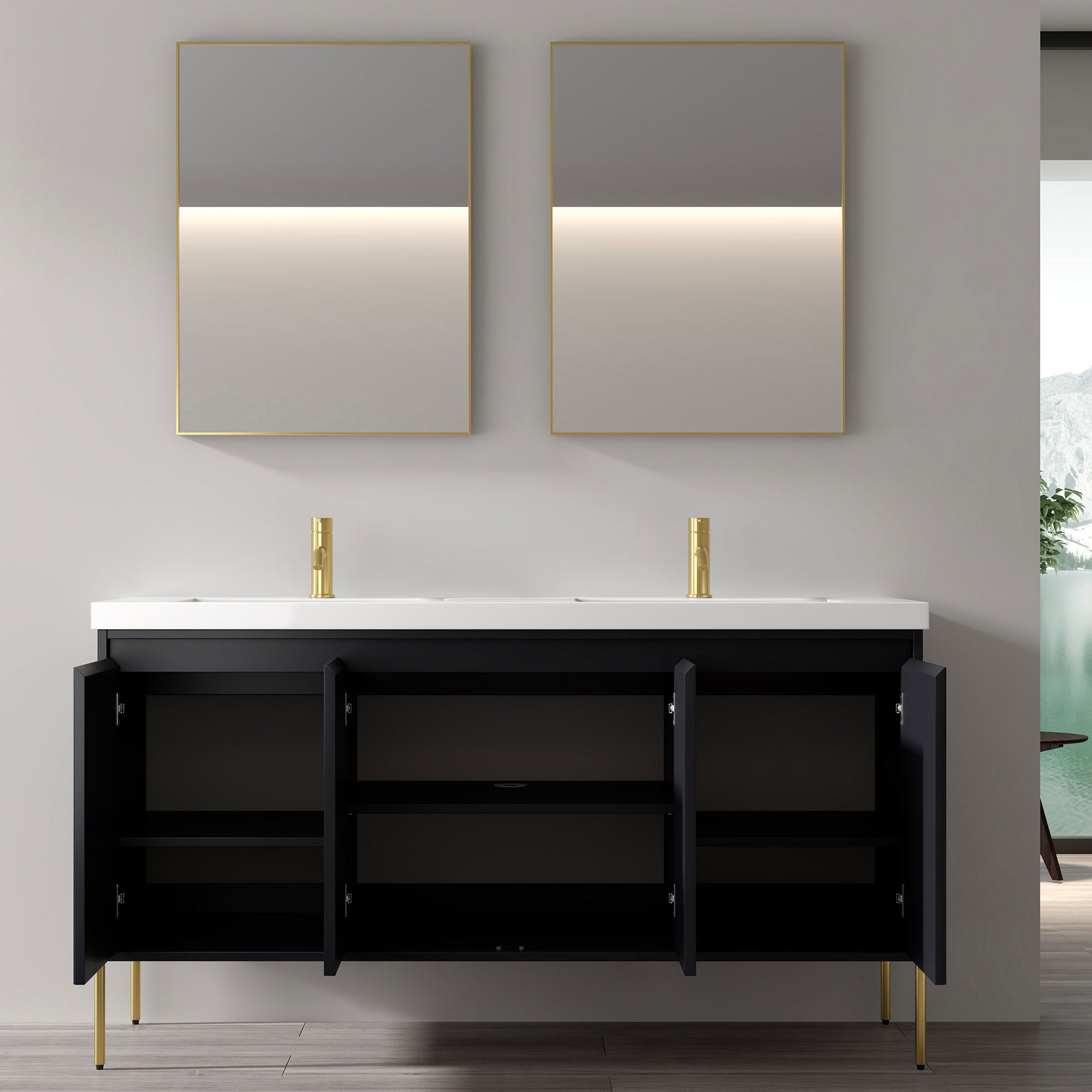 002 Series - 60 Inch Vanity