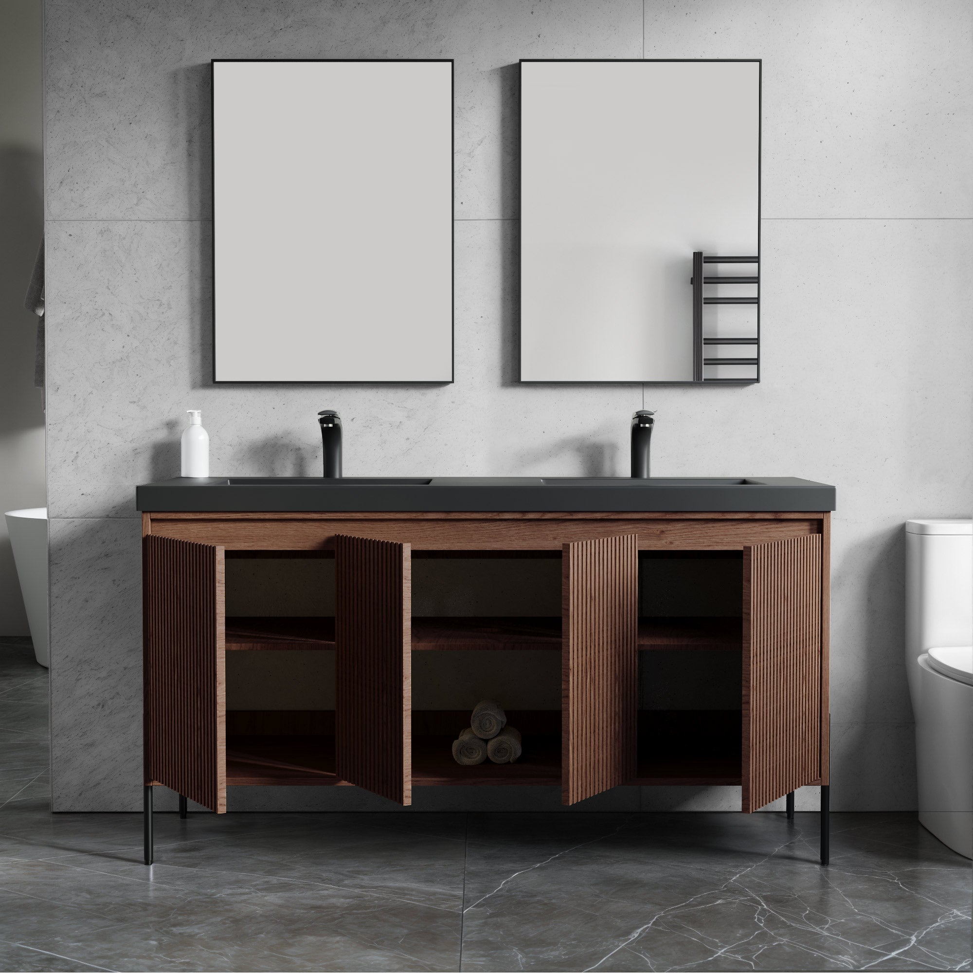 002 Series - 60 Inch Vanity