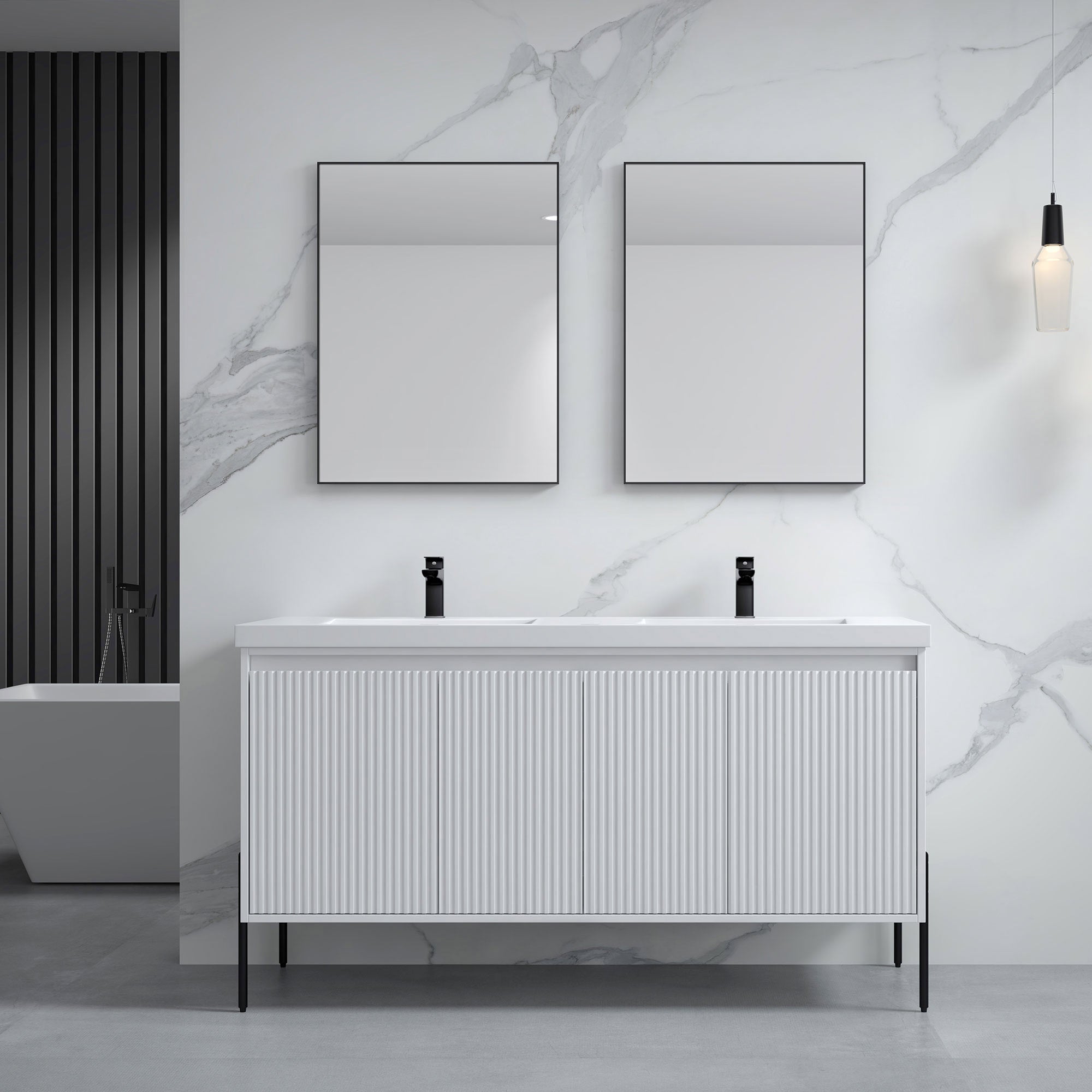 002 Series - 60 Inch Vanity