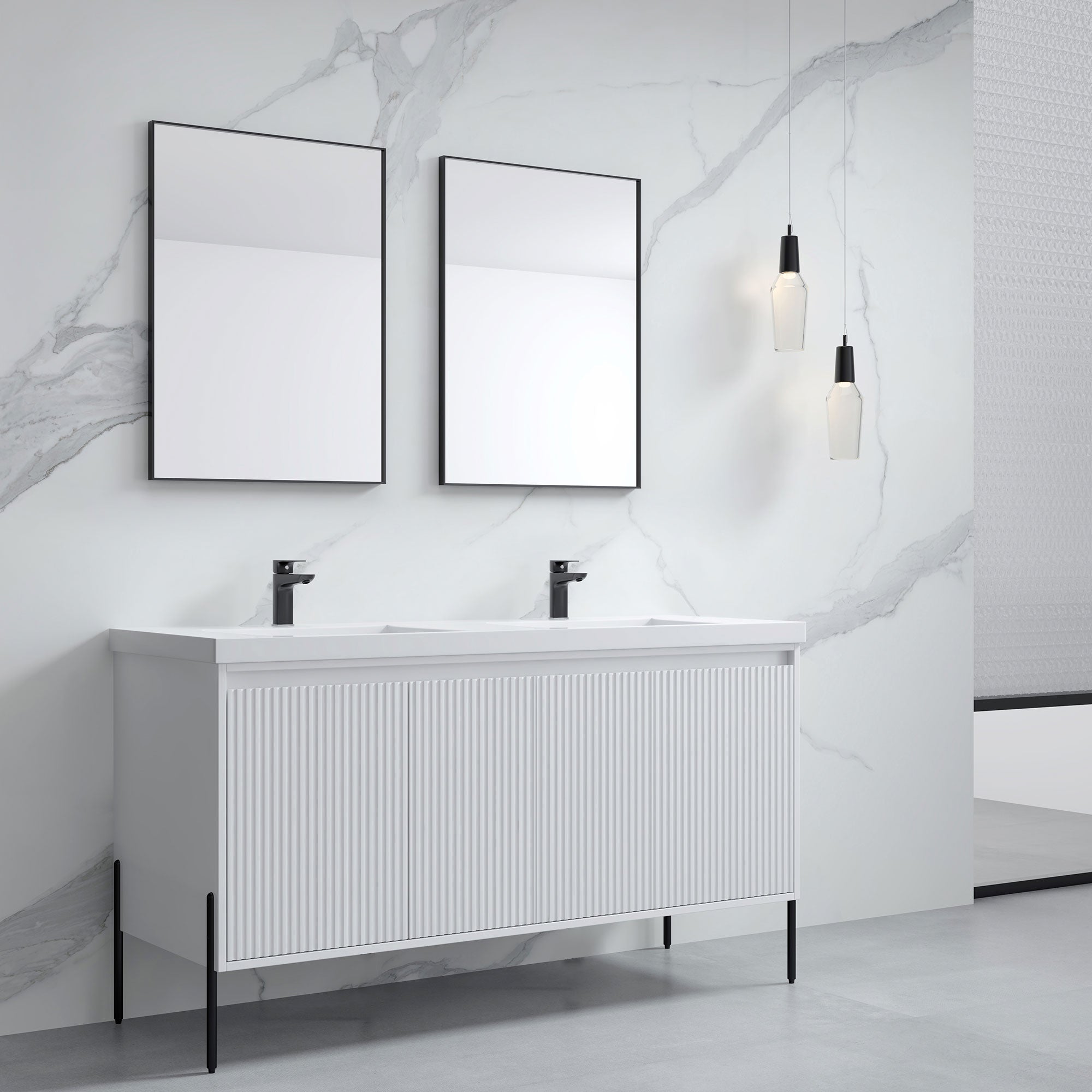 002 Series - 60 Inch Vanity