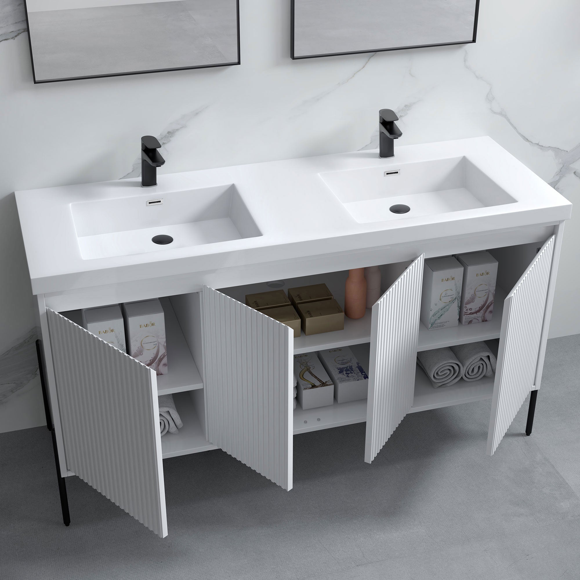 002 Series - 60 Inch Vanity