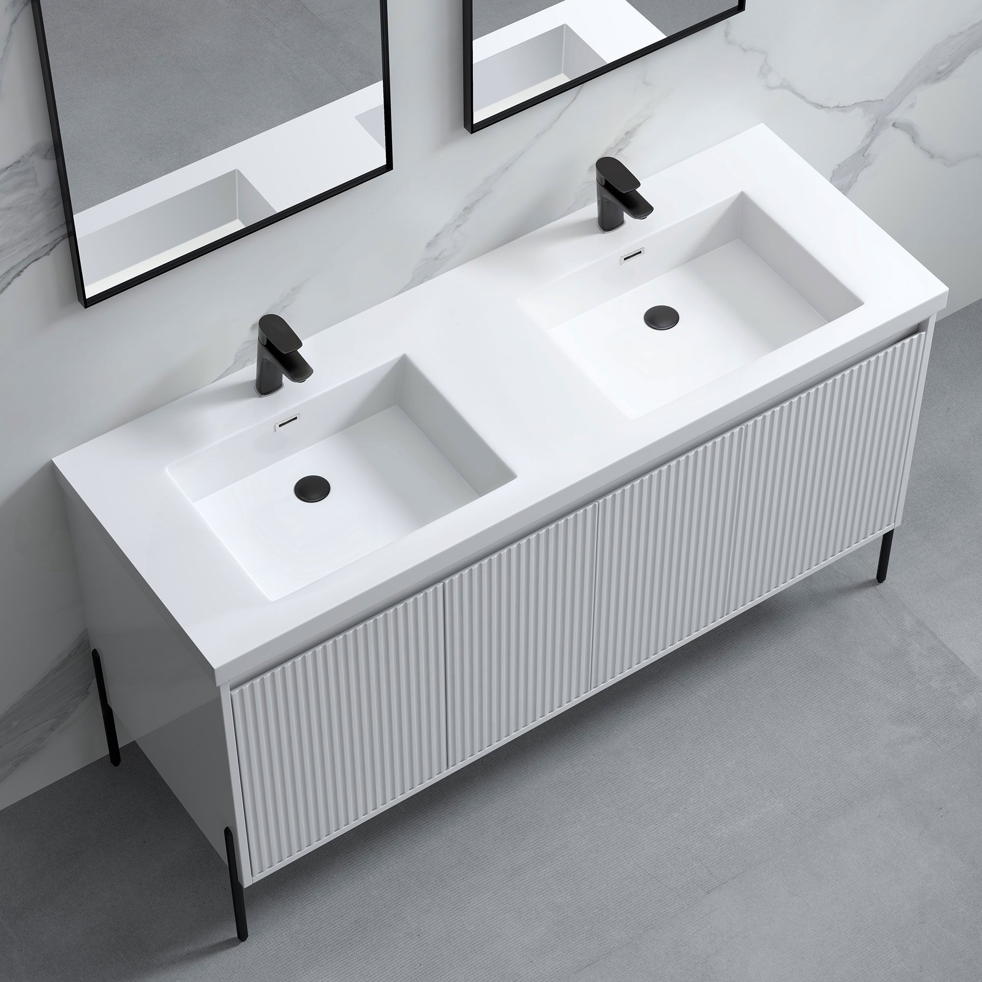 002 Series - 60 Inch Vanity