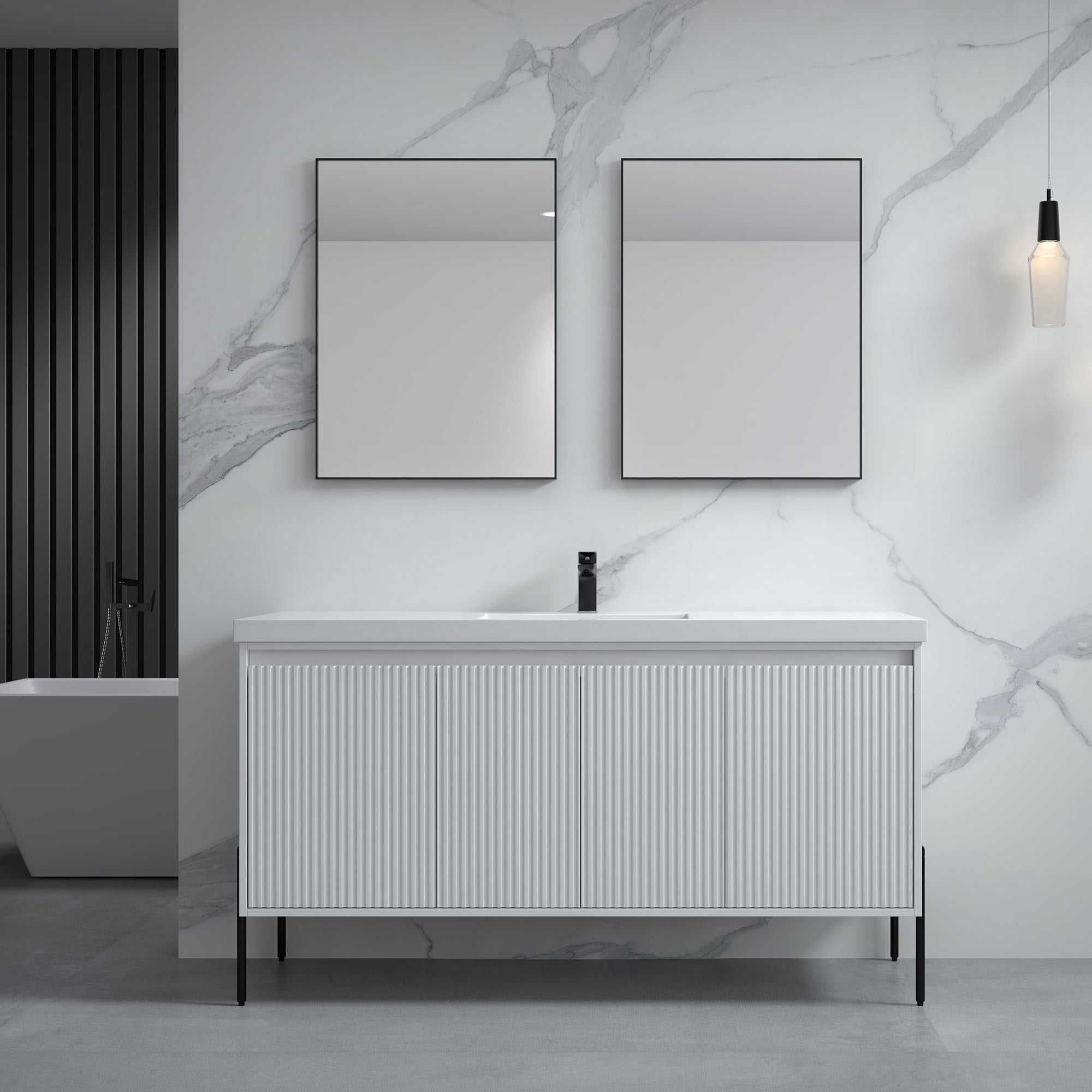 002 Series - 60 Inch Vanity