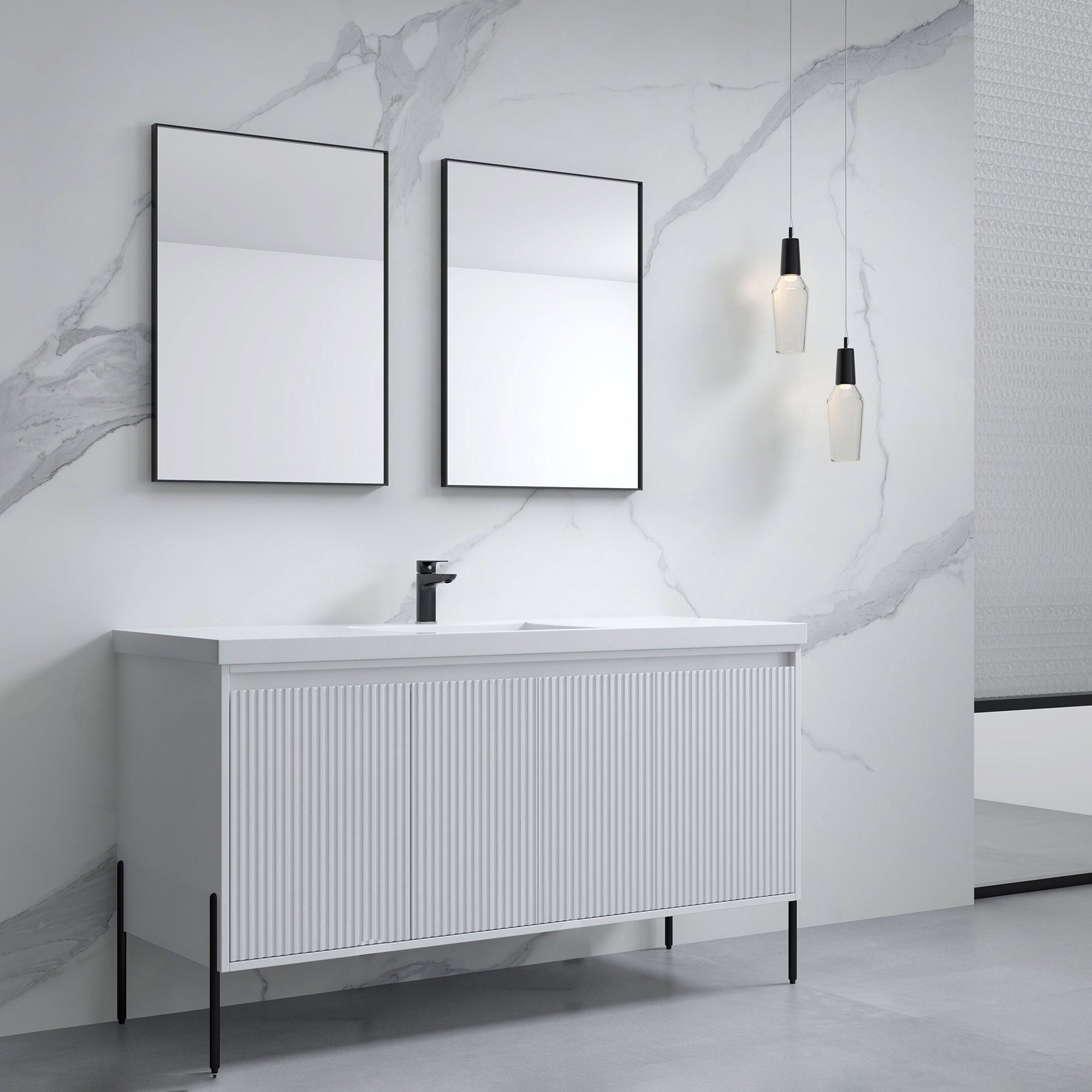 002 Series - 60 Inch Vanity