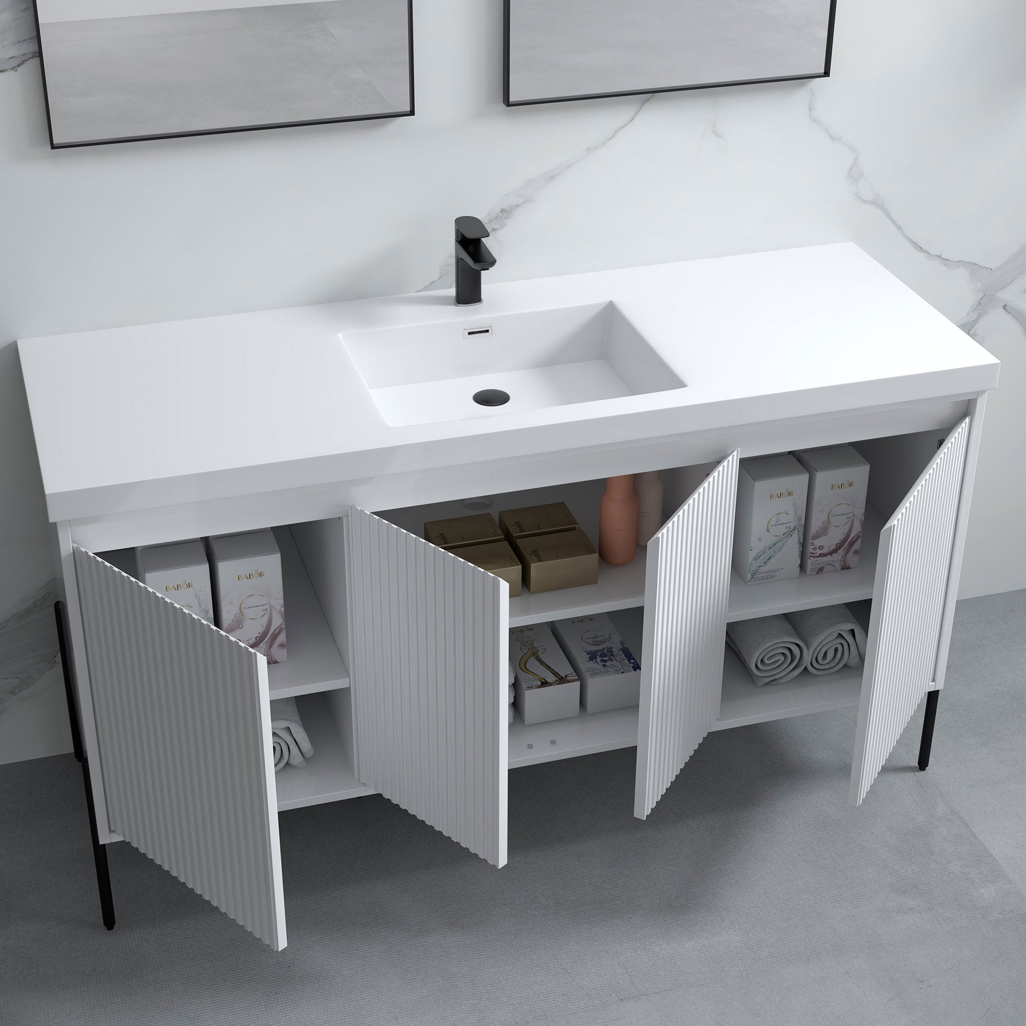 002 Series - 60 Inch Vanity