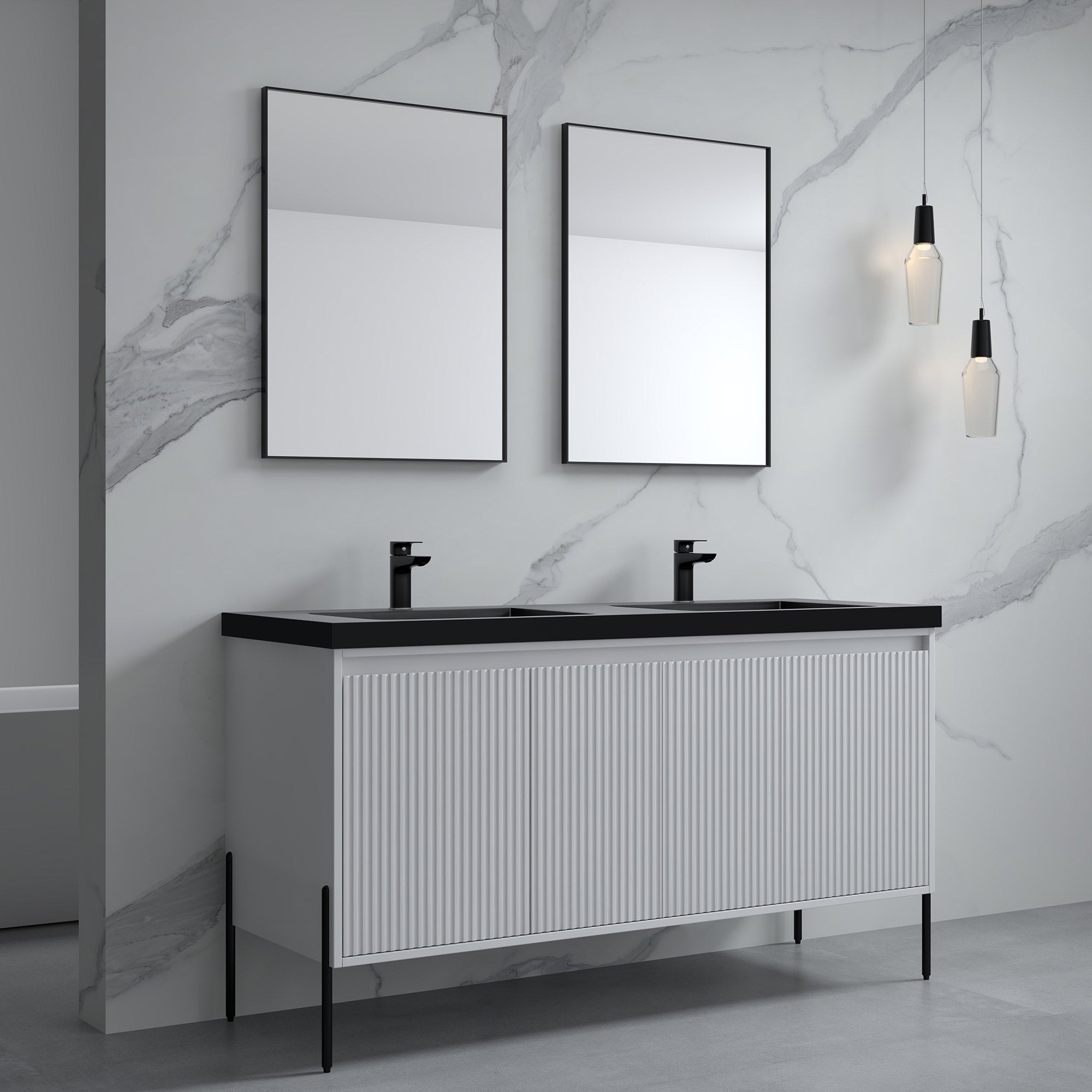 002 Series - 60 Inch Vanity