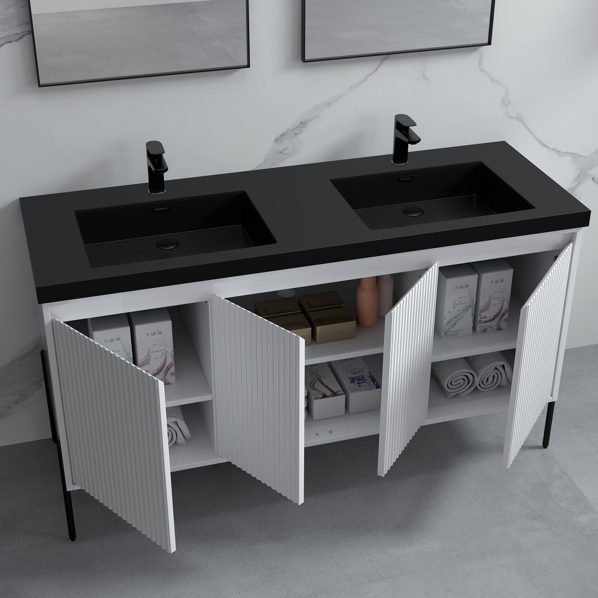 002 Series - 60 Inch Vanity