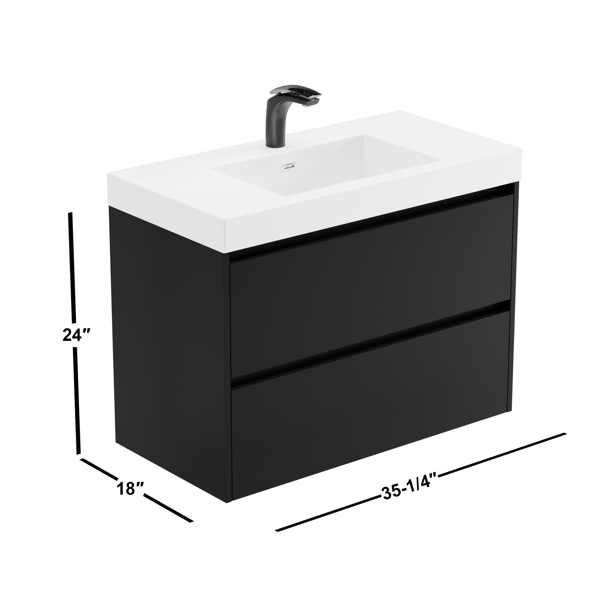 004 Series - 36 Inch Vanity