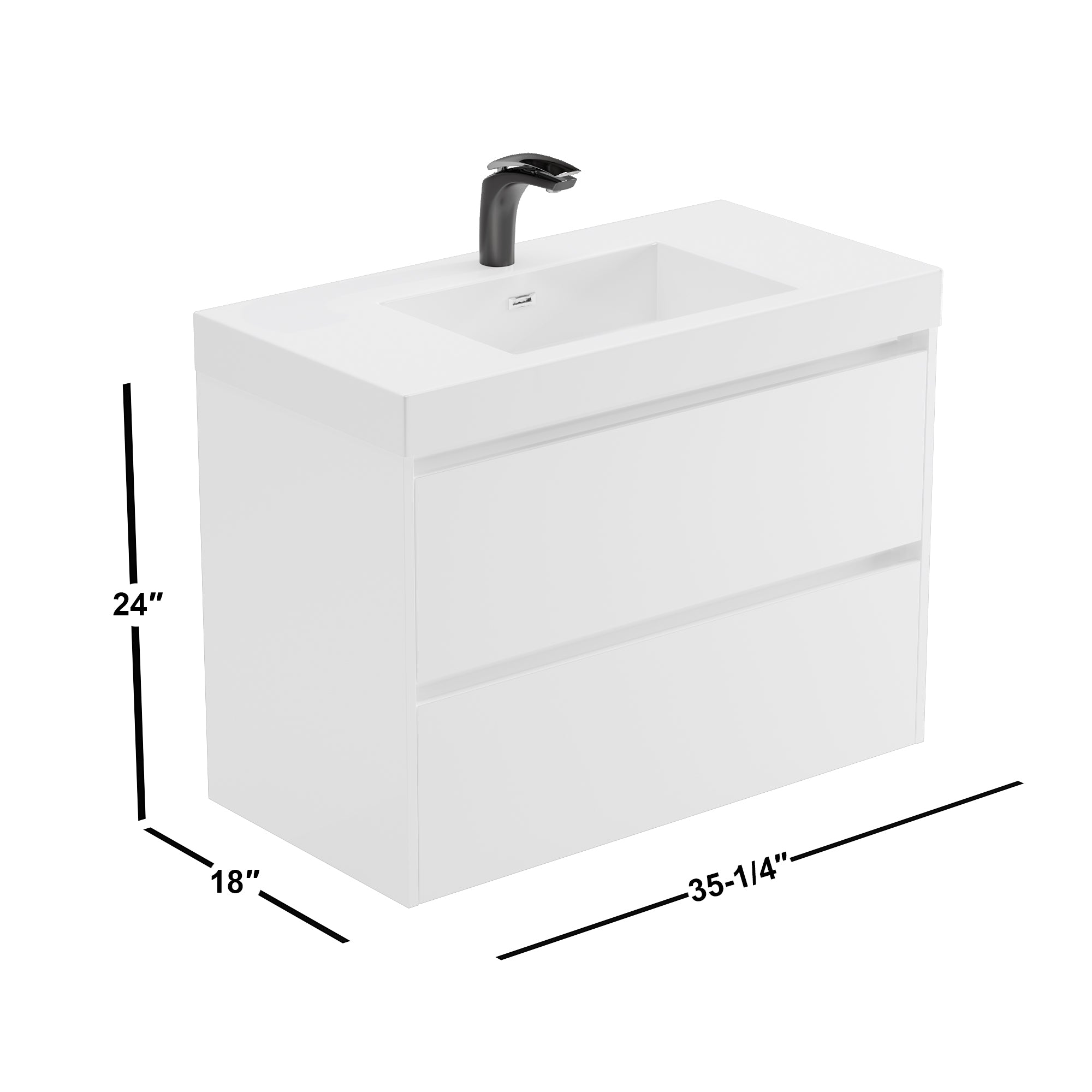 004 Series - 36 Inch Vanity