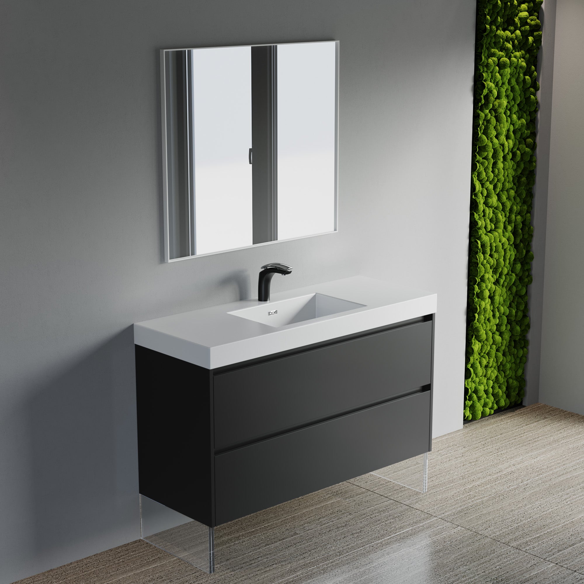 004 Series - 48 Inch Vanity - Single Sink