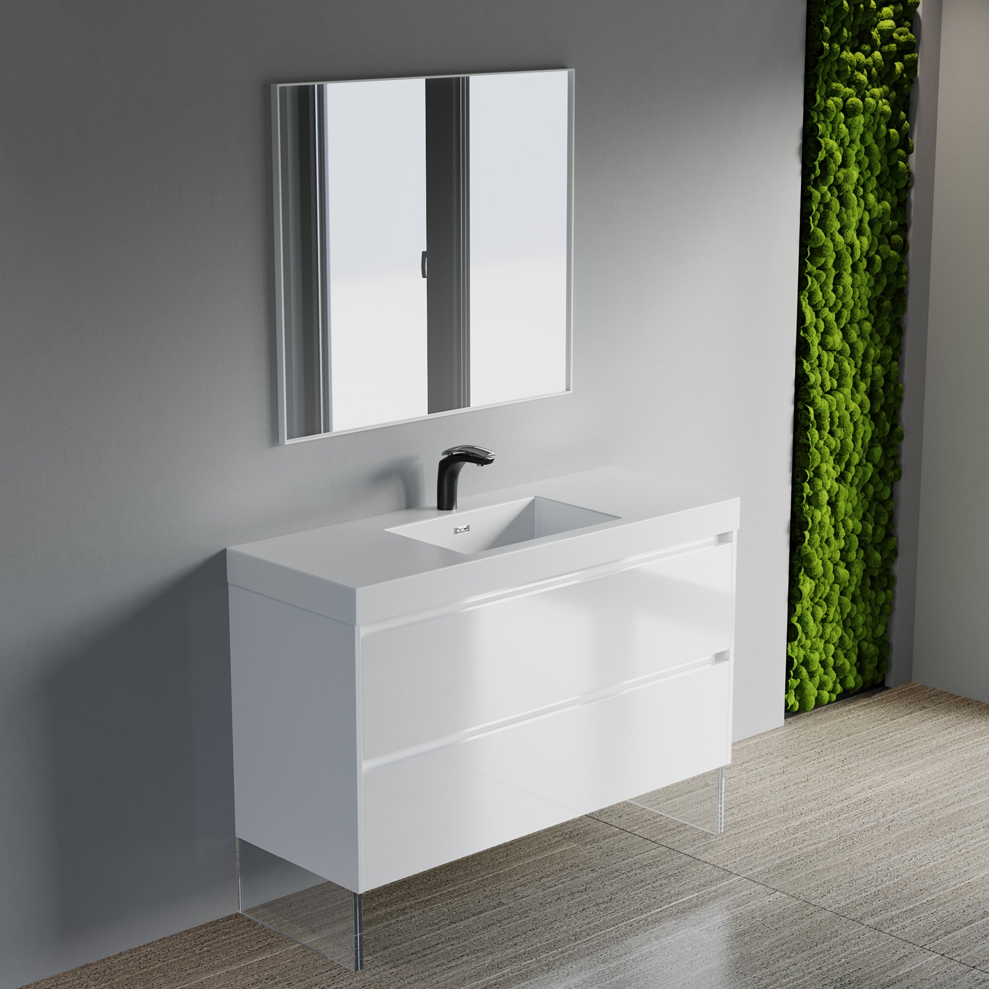 004 Series - 48 Inch Vanity - Single Sink