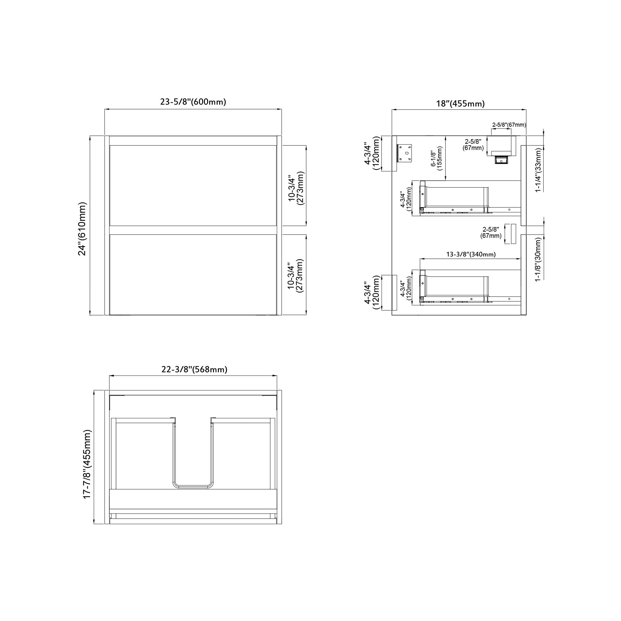 004 Series - 24 Inch Vanity
