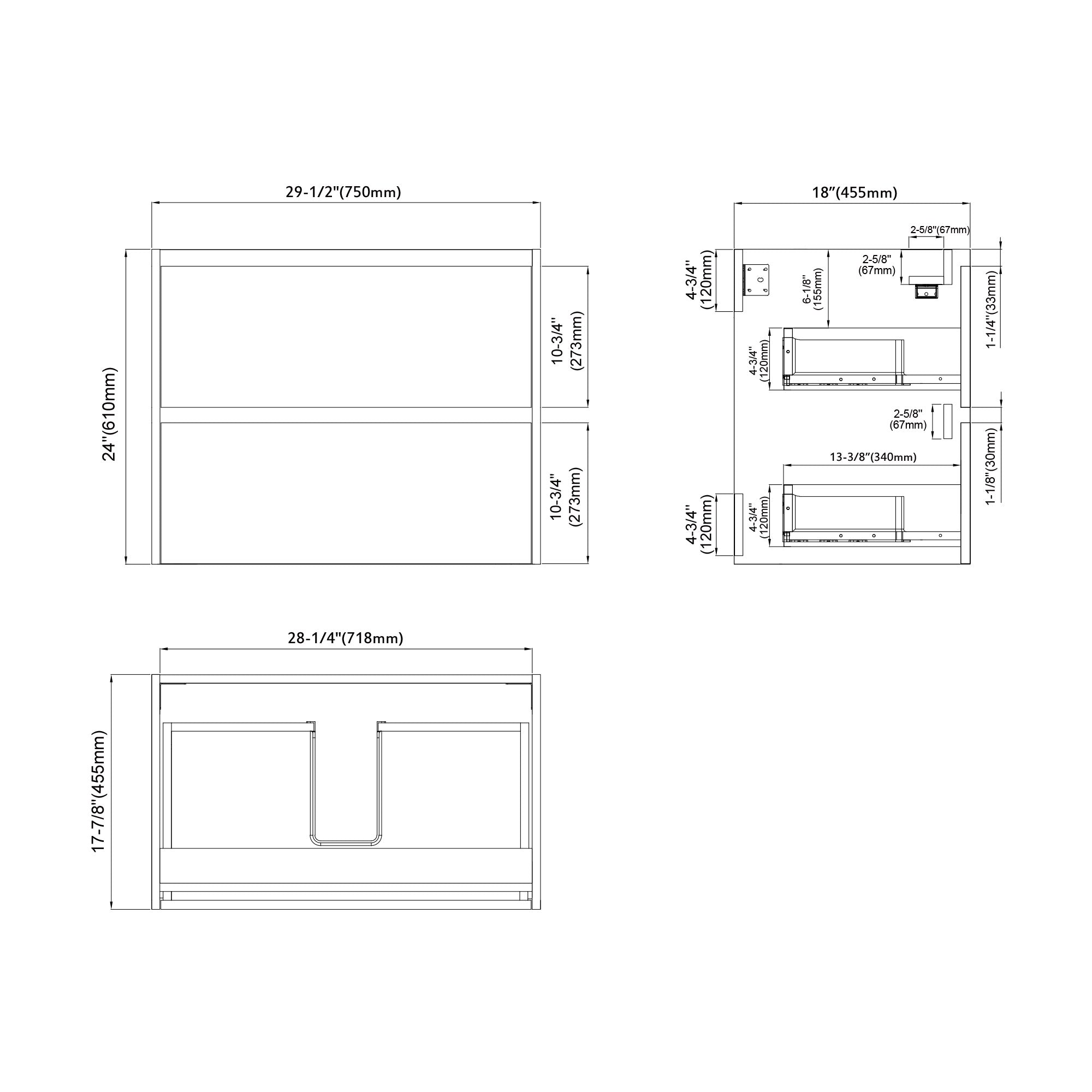 004 Series - 30 Inch Vanity