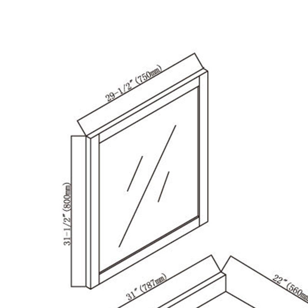 005 Series - 30 Inch Mirror