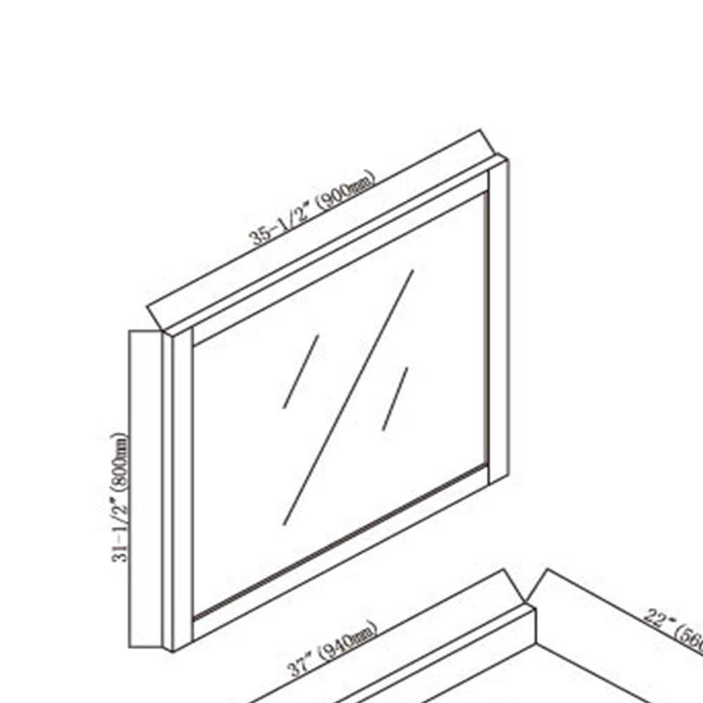 005 Series - 36 Inch Mirror