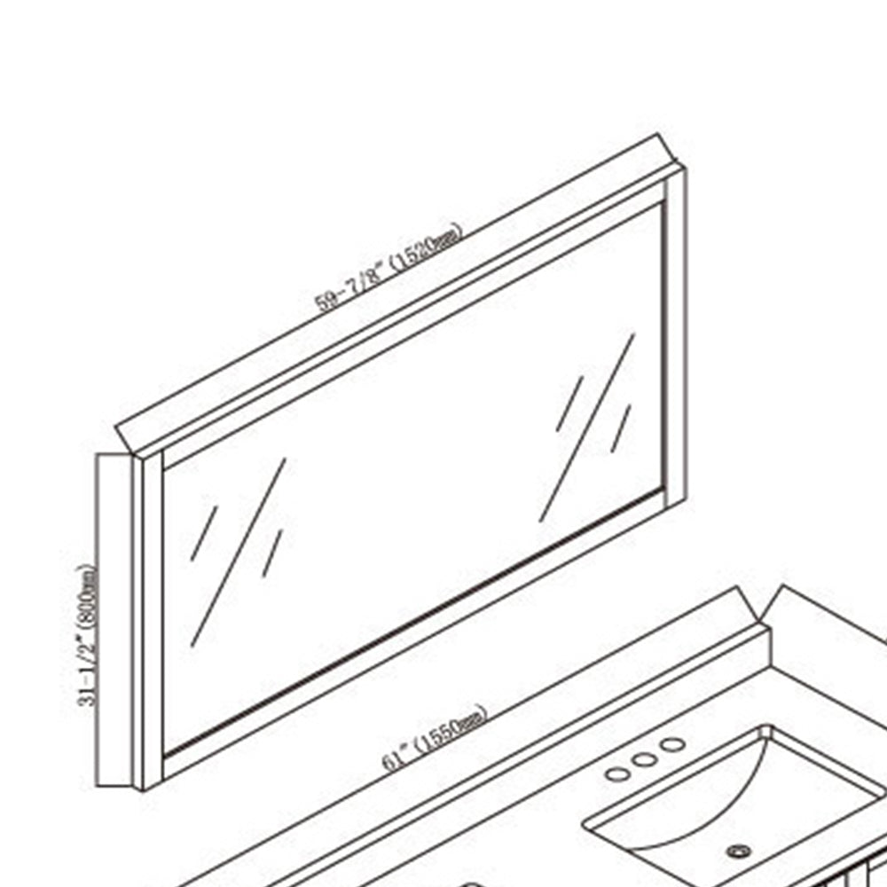 005 Series - 60 Inch Mirror