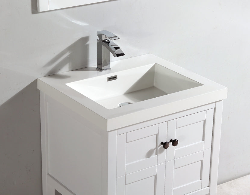 Topmount Bathroom Resin Basin 000 2522BP