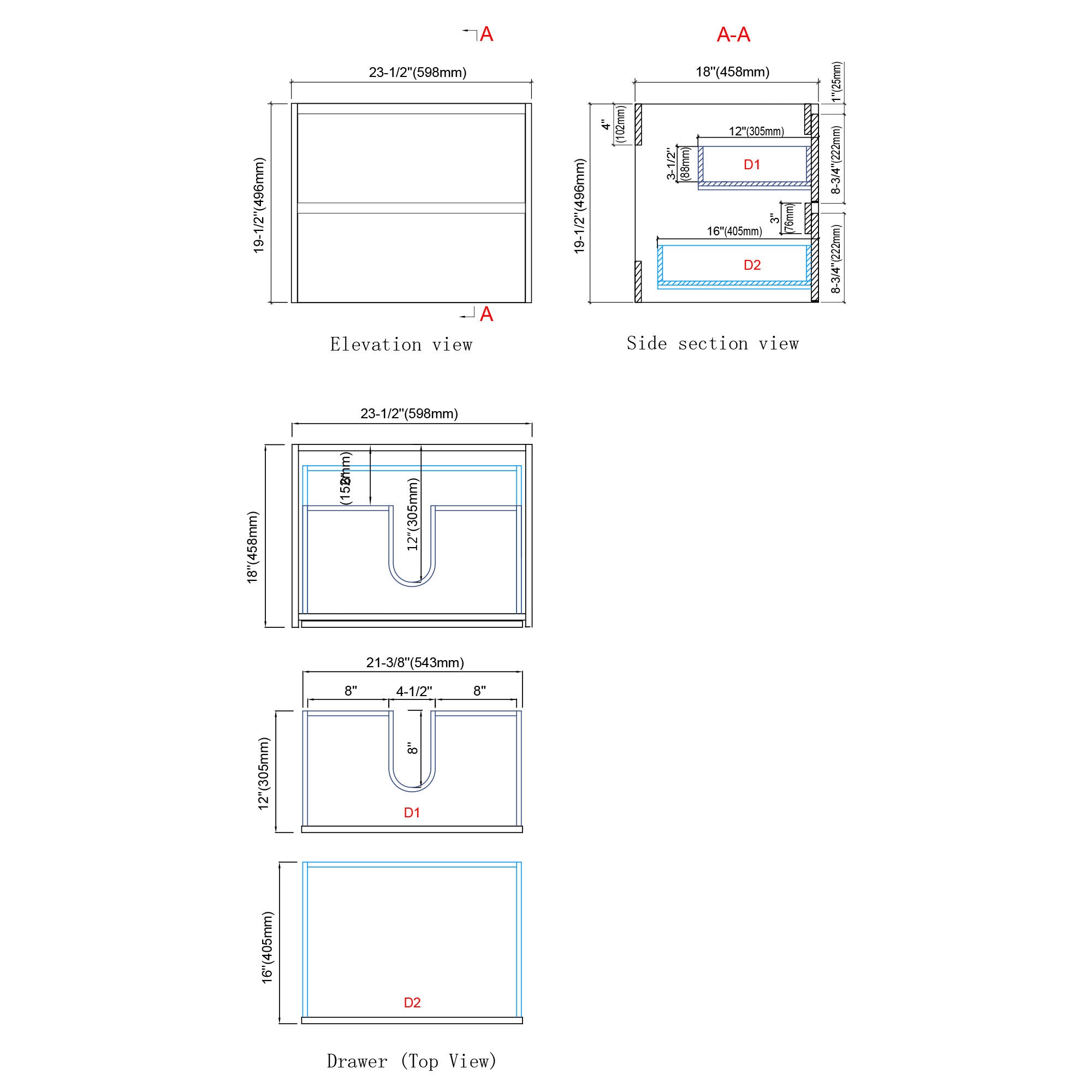006 Series - 24 Inch Vanity