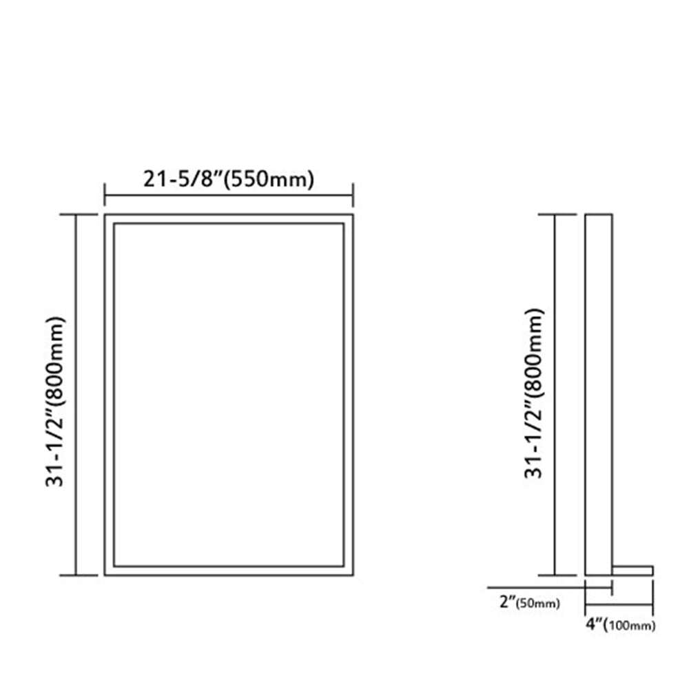 007 Series -  24 Inch Mirror