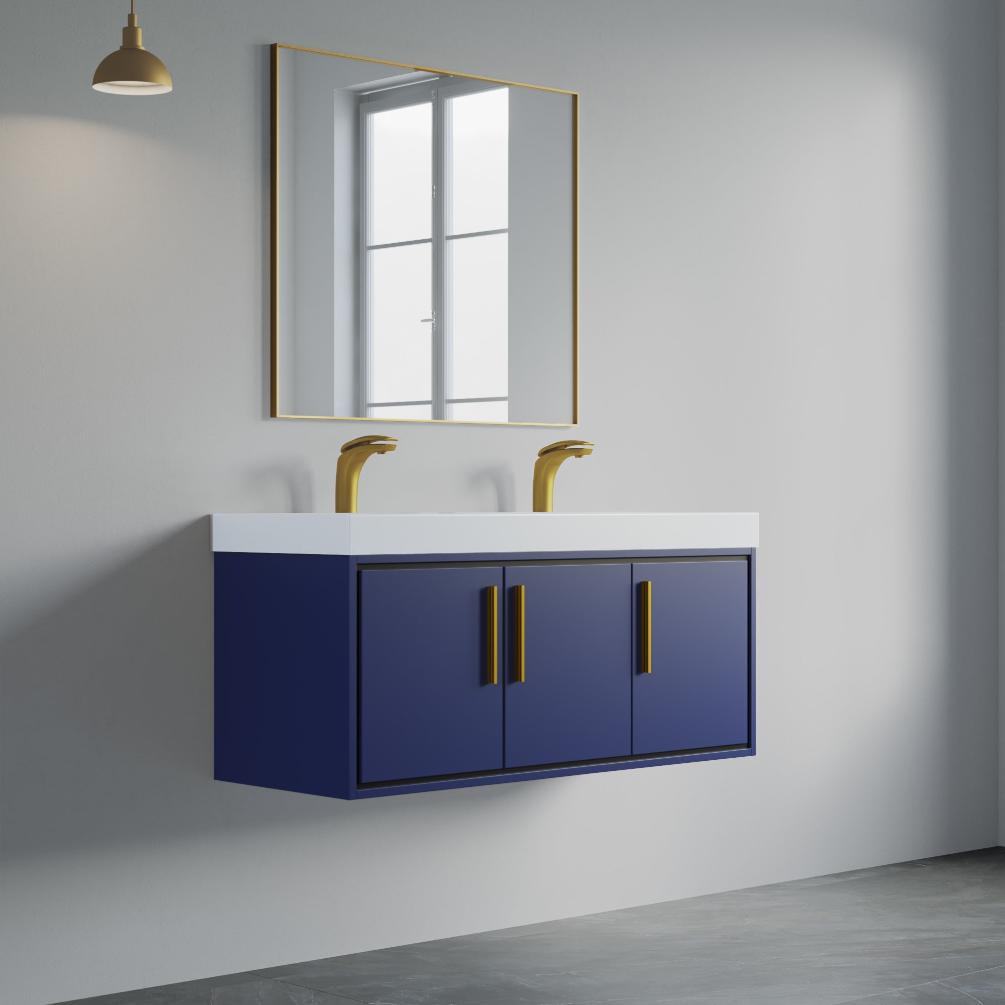 007 Series - 48 Inch Vanity - Double Sinks