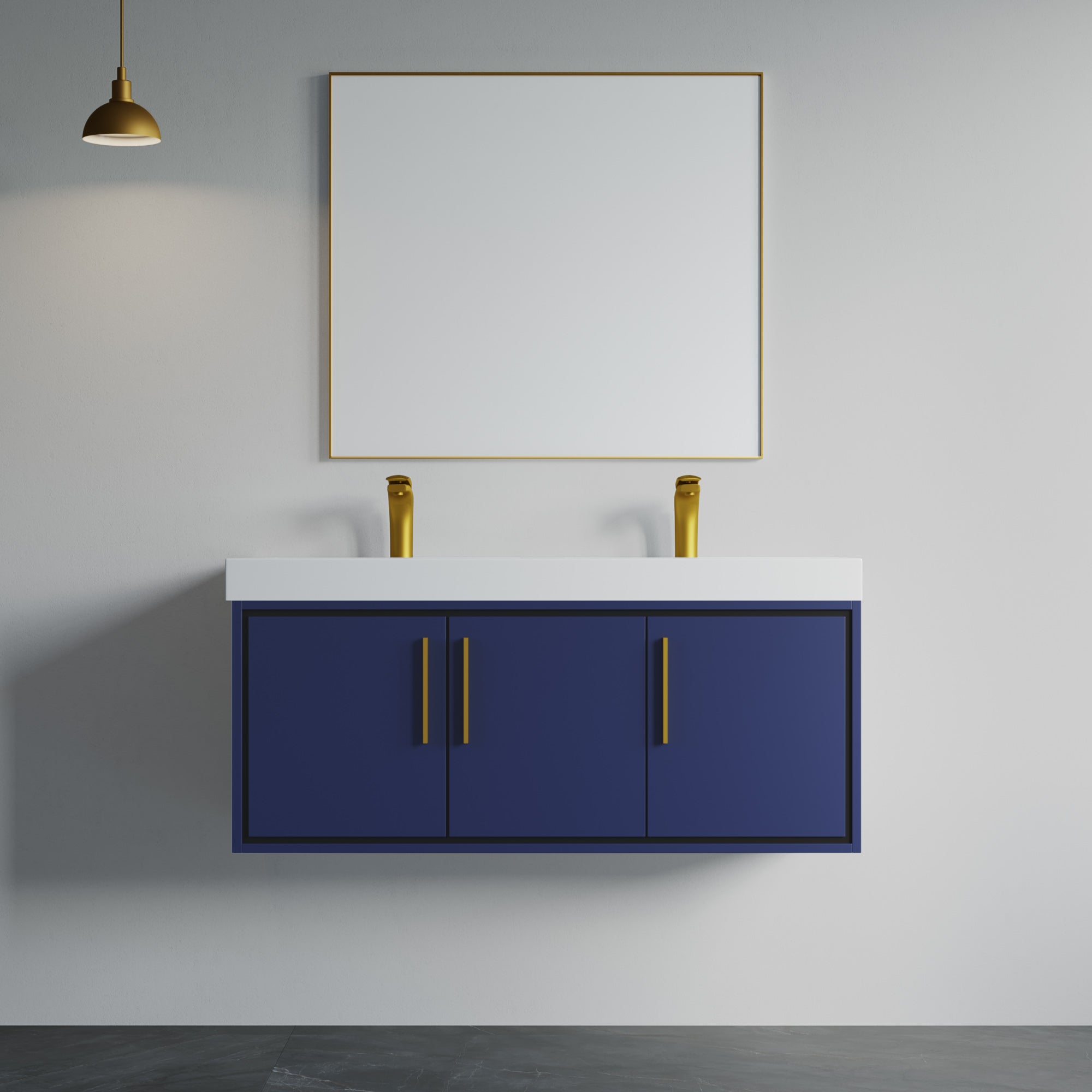 007 Series - 48 Inch Vanity - Double Sinks