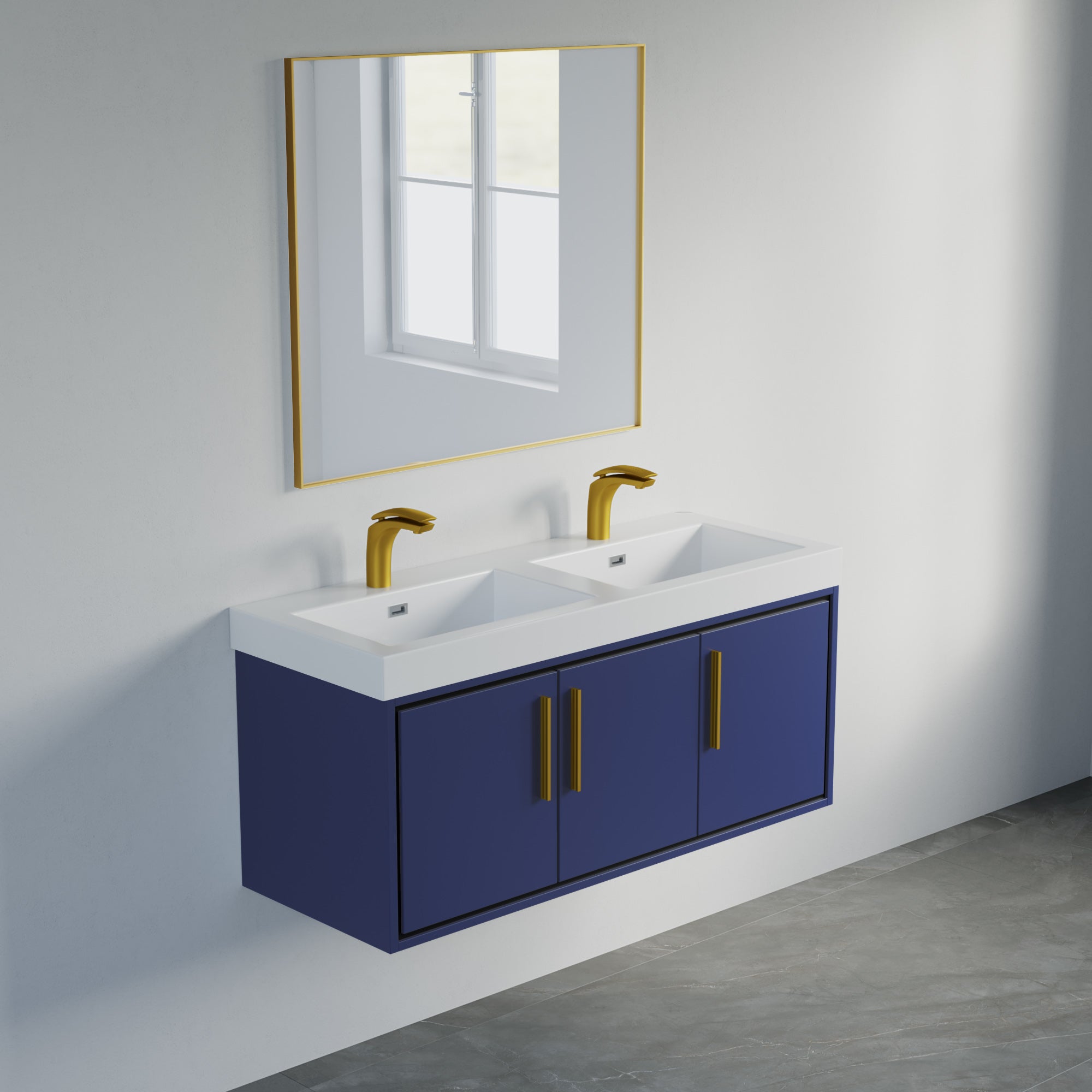 007 Series - 48 Inch Vanity - Double Sinks